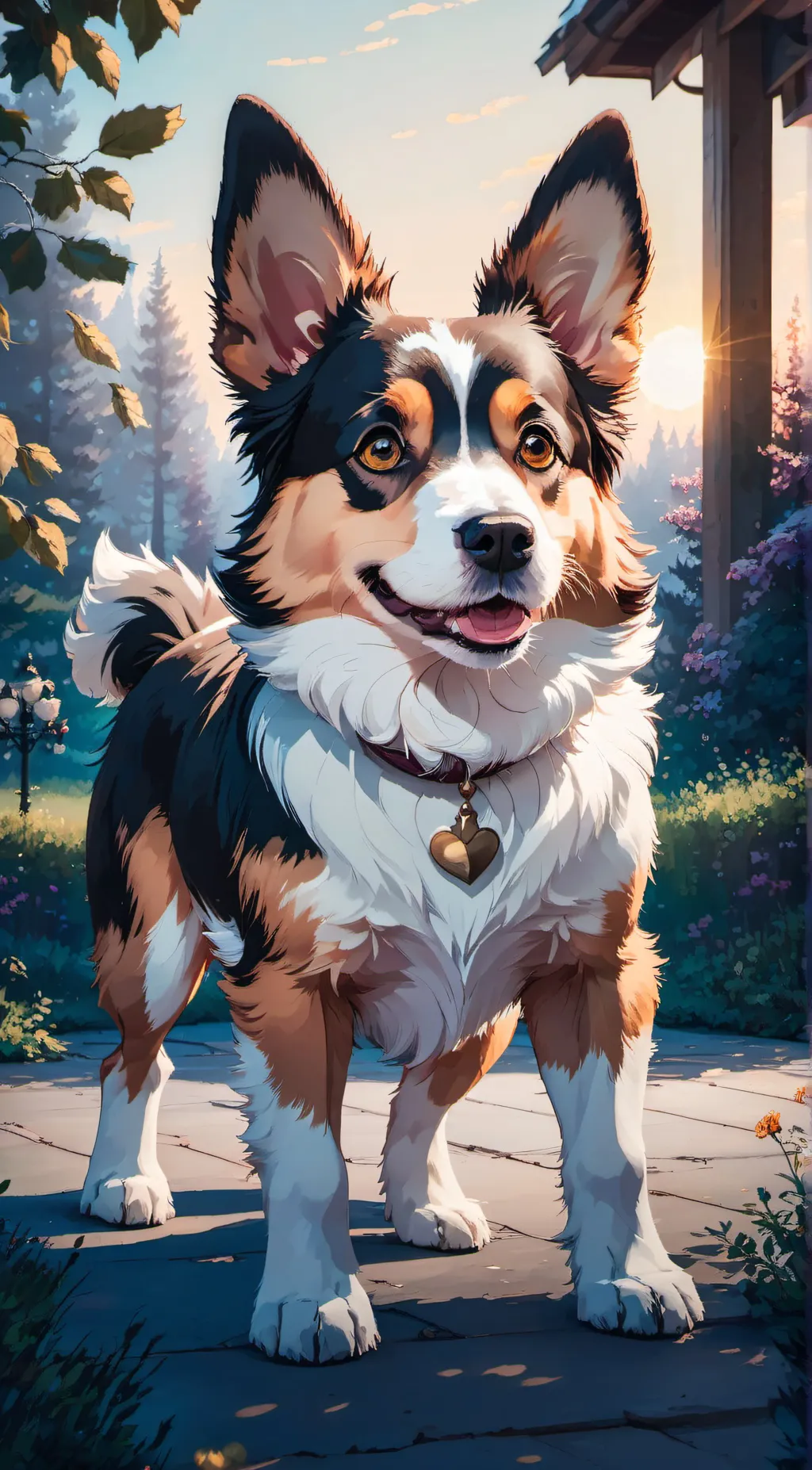ai character: Dahlia  background