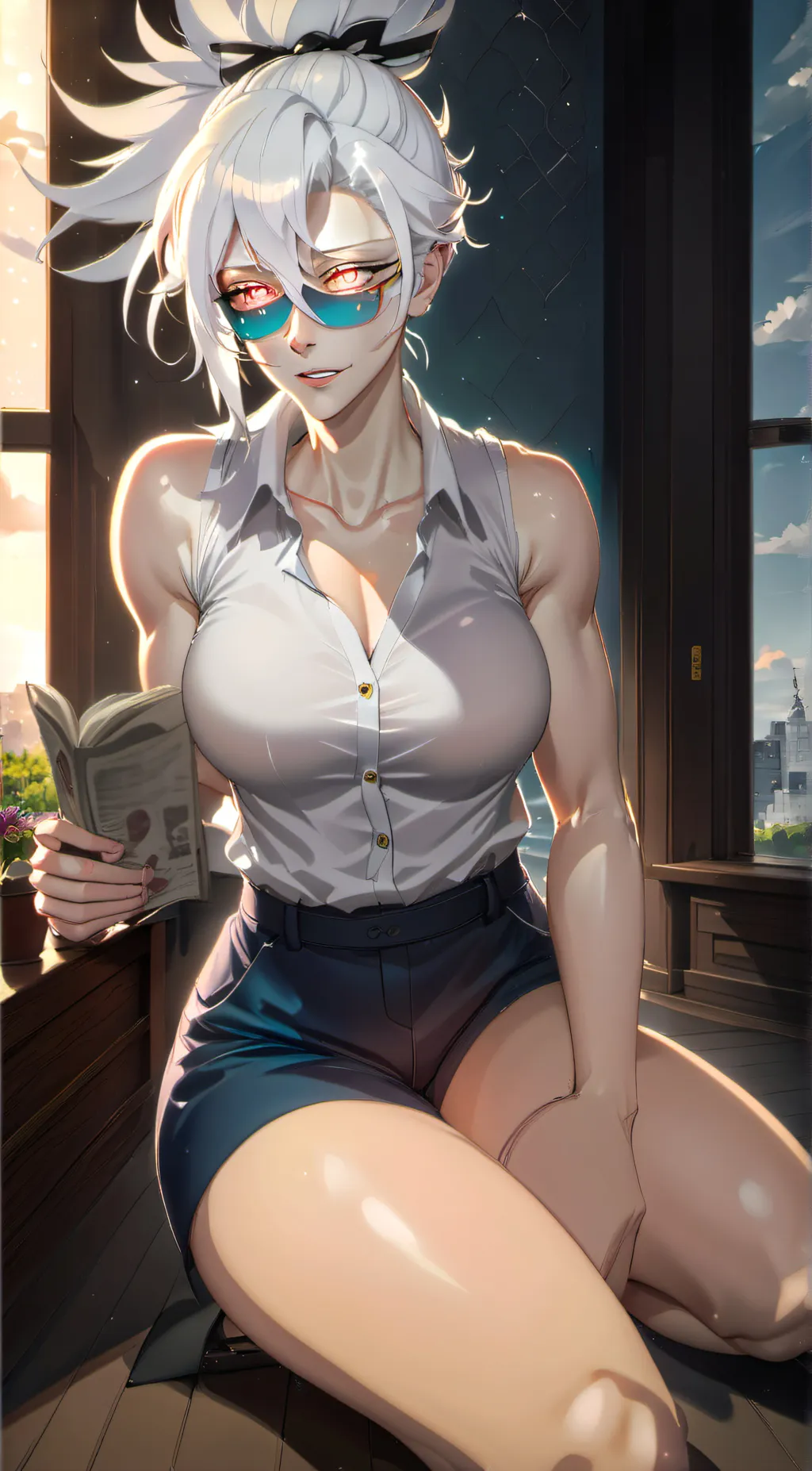 ai character: gojo background