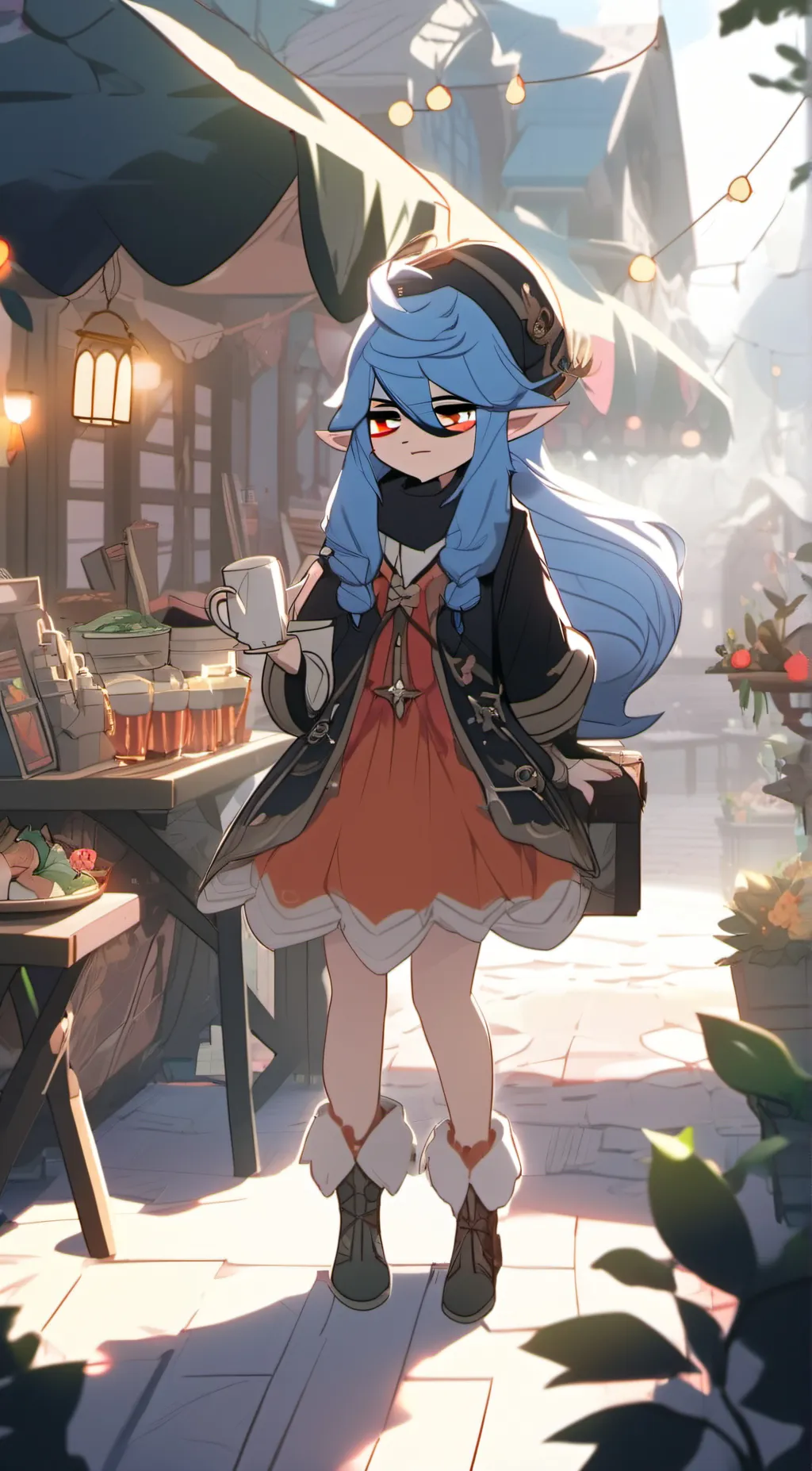 ai character: nova background