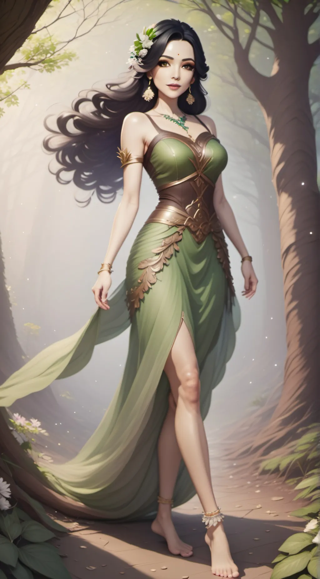 ai character: Evelyn background