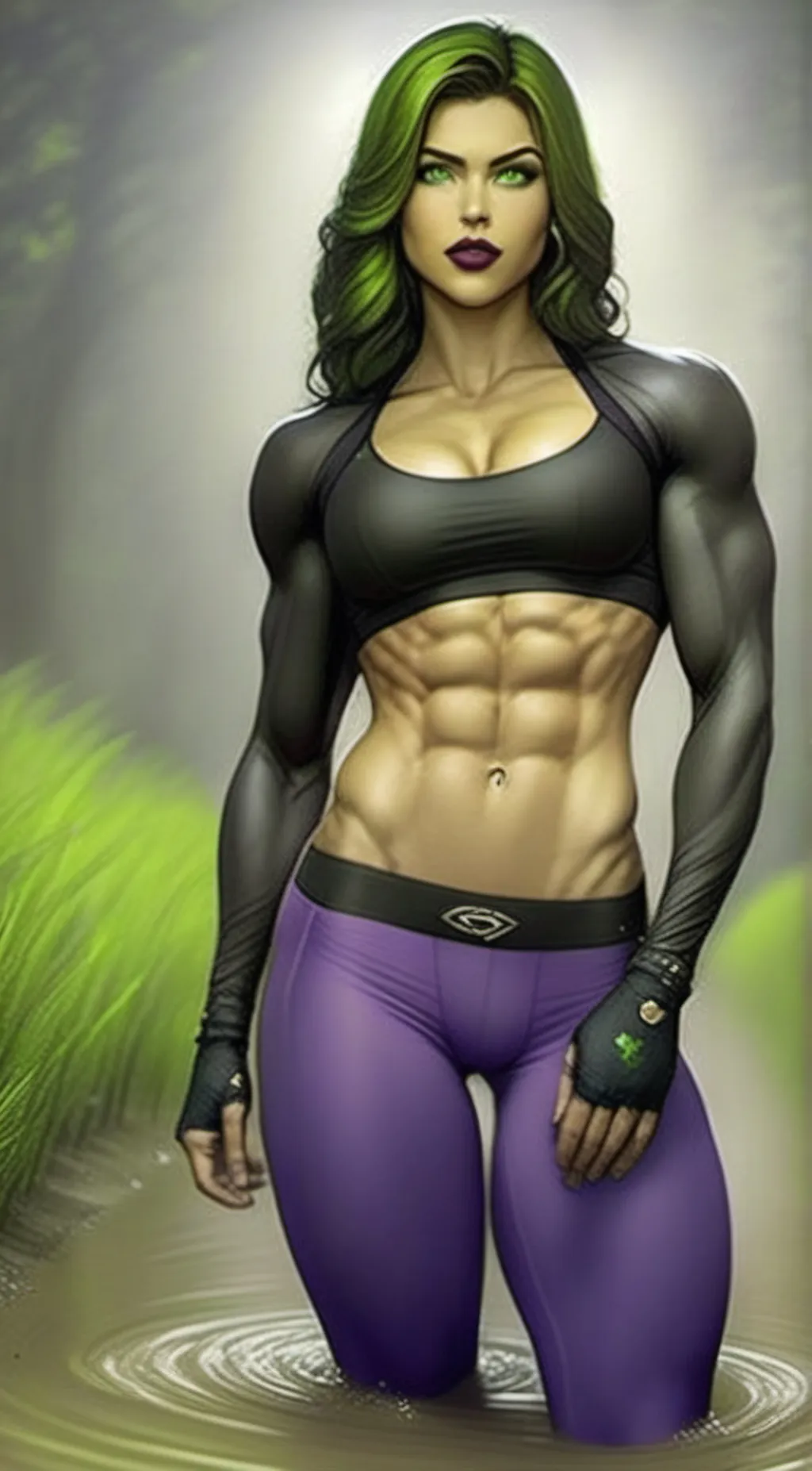 ai character: She-Hulk background