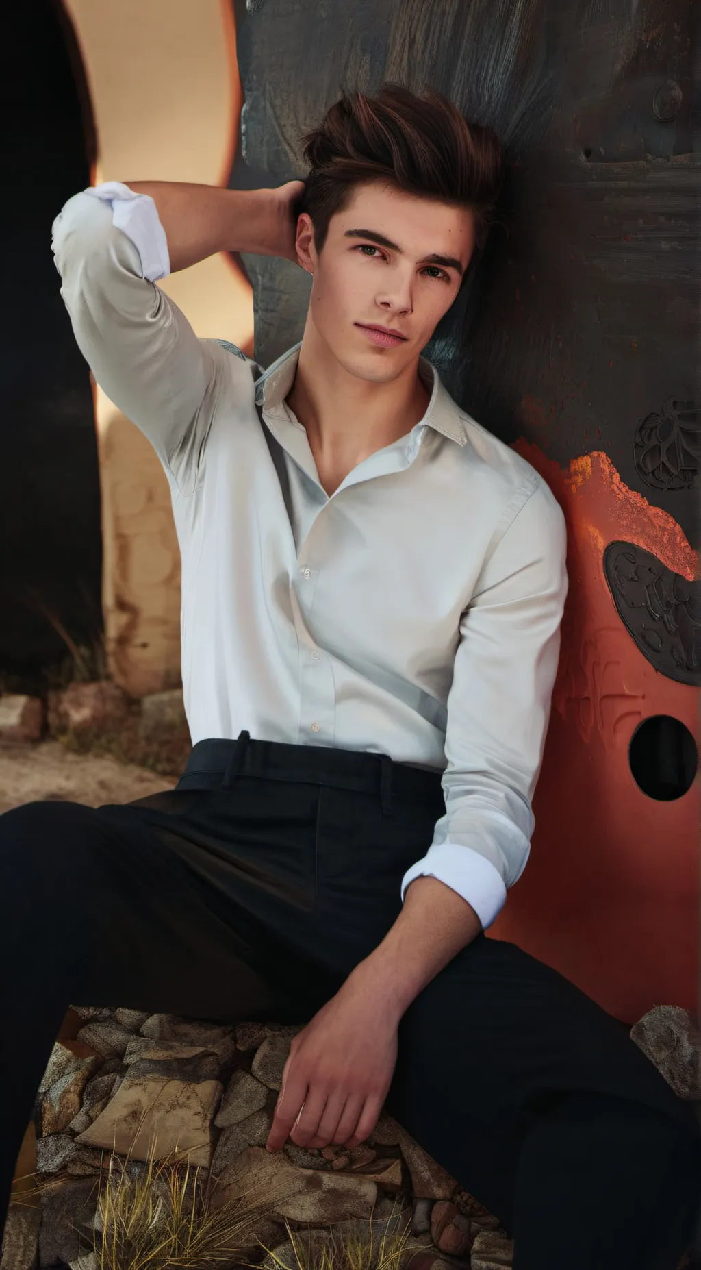 ai character: Andrew  background