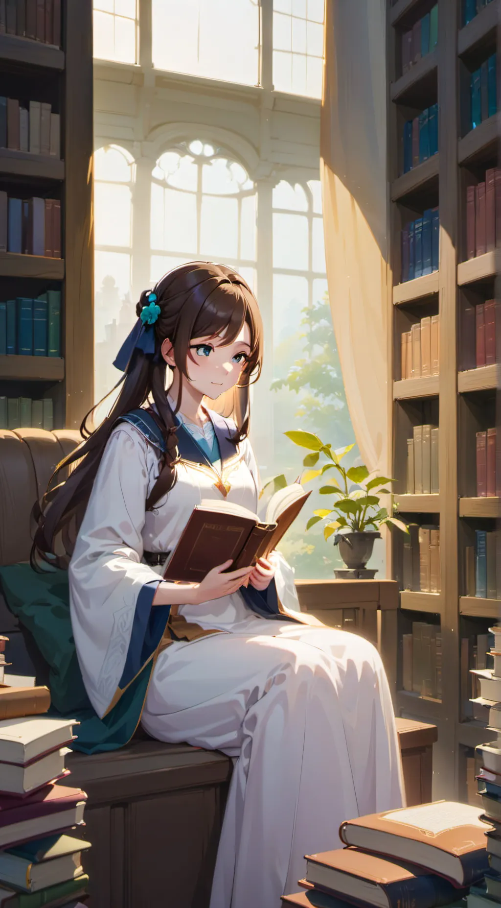 ai character: Lila background