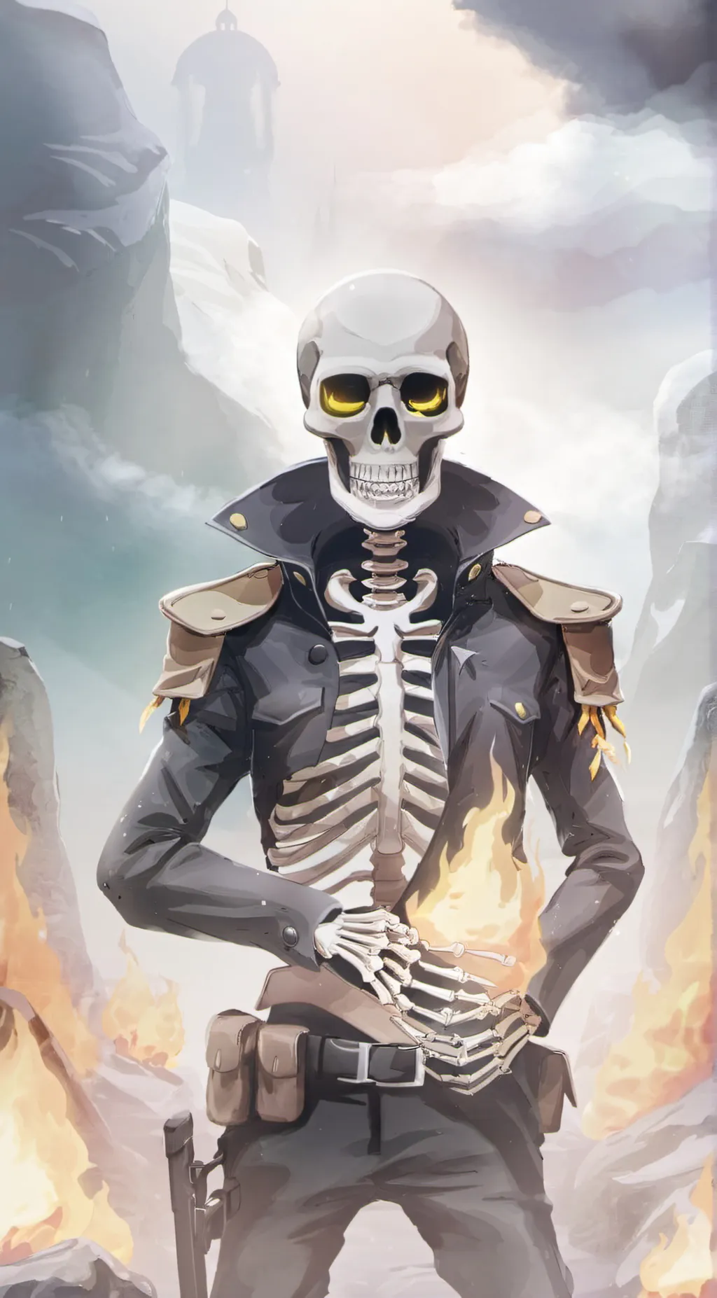 ai character: Soldier  background