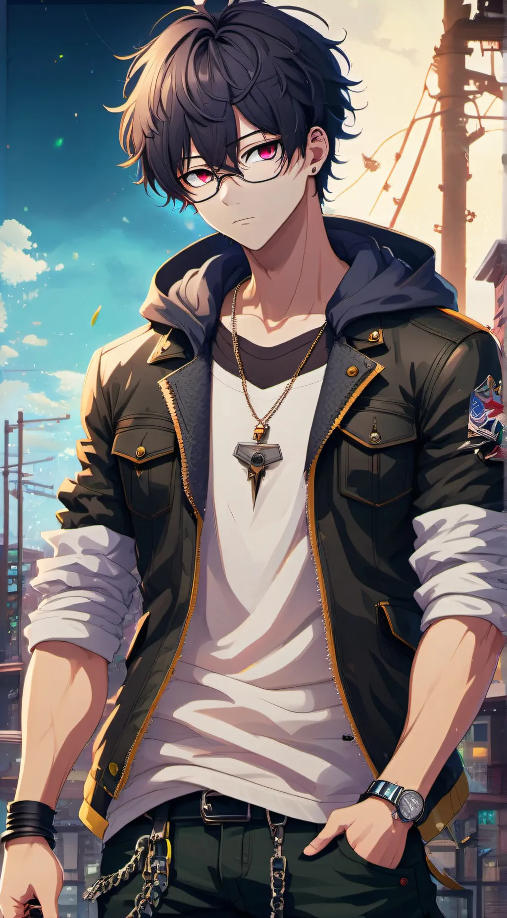 ai character: Allen  background