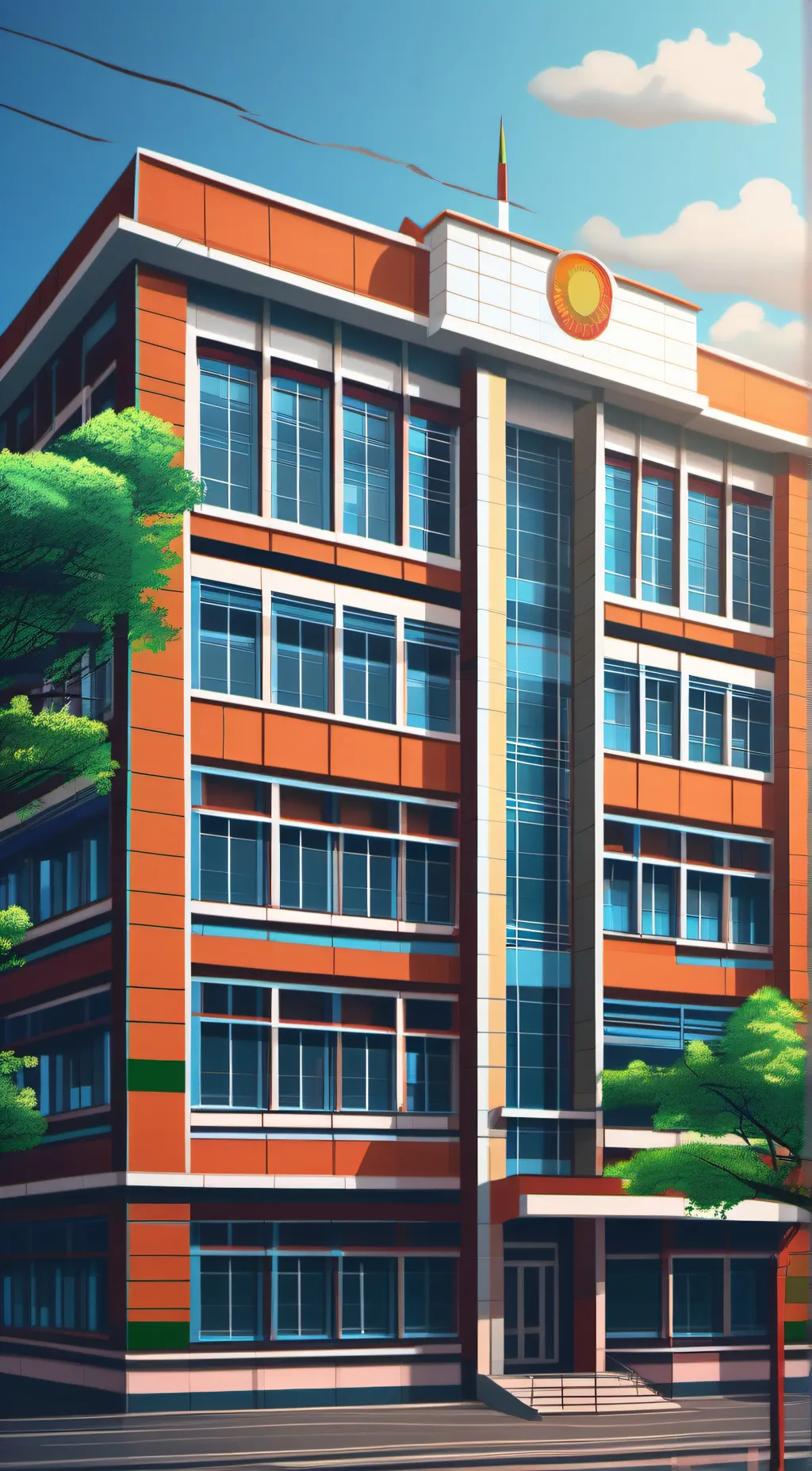 ai character: School  background