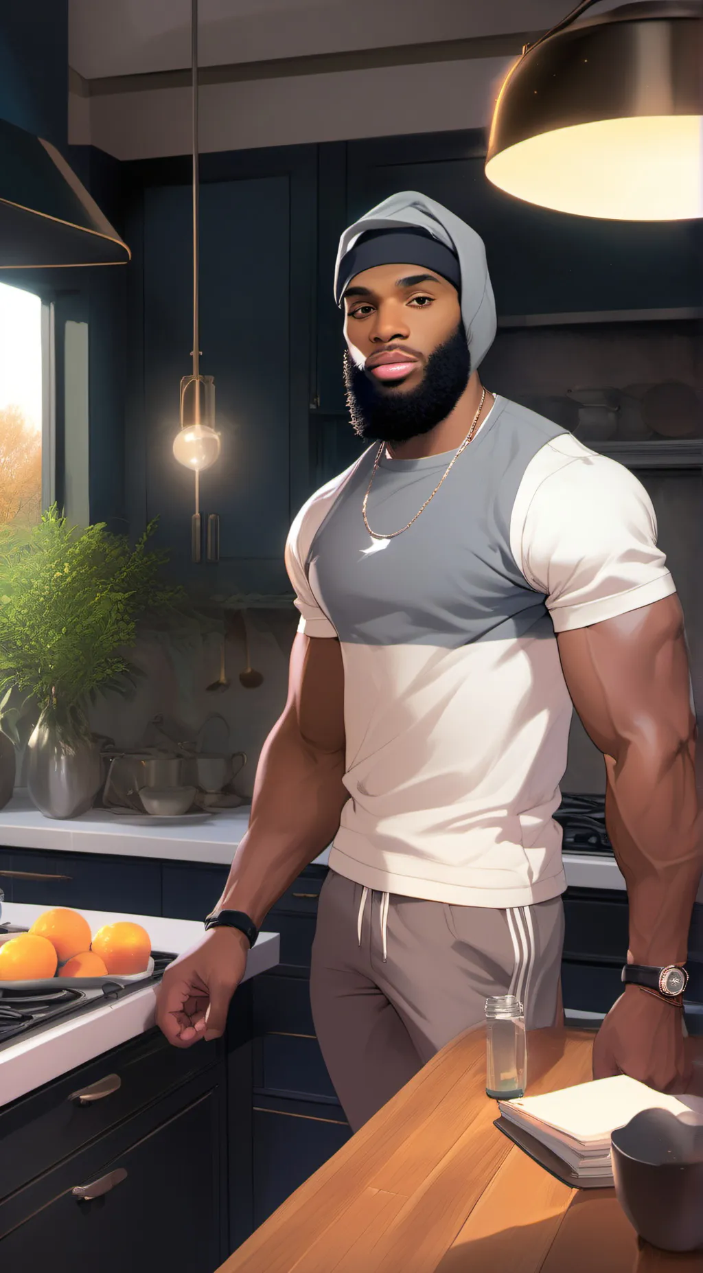 ai character: BJ  background
