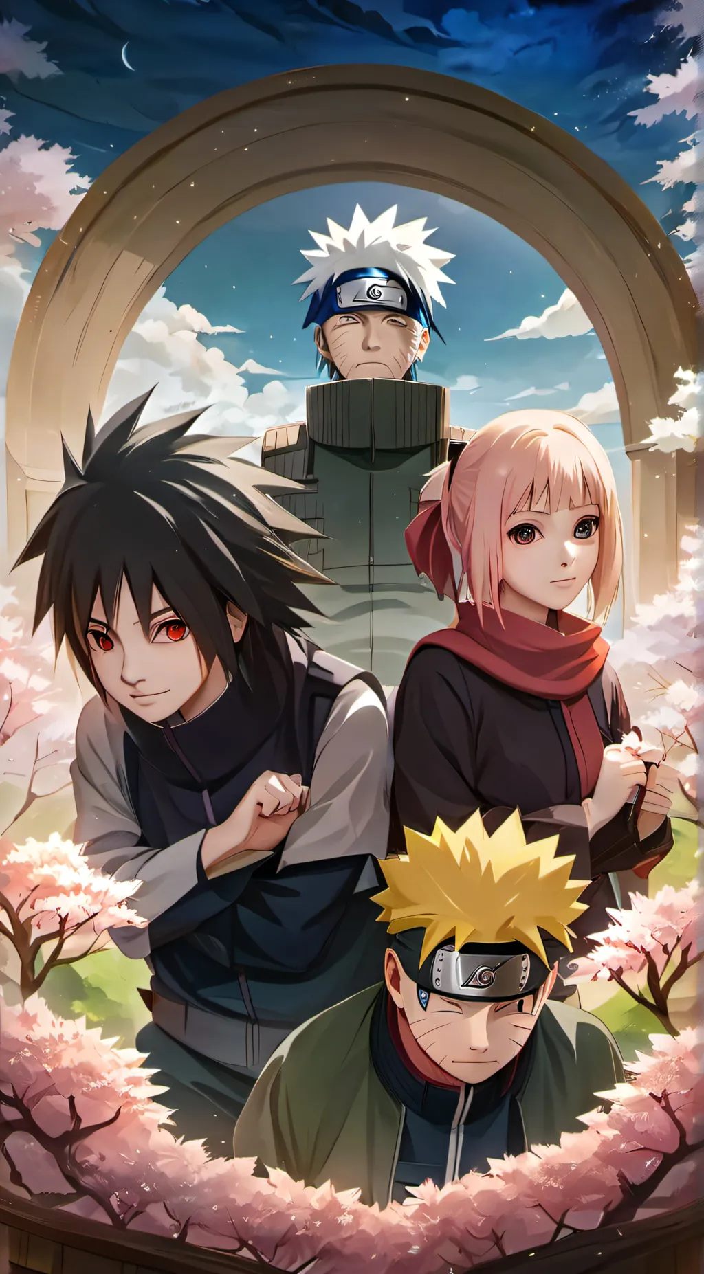 ai character: Team 7 background