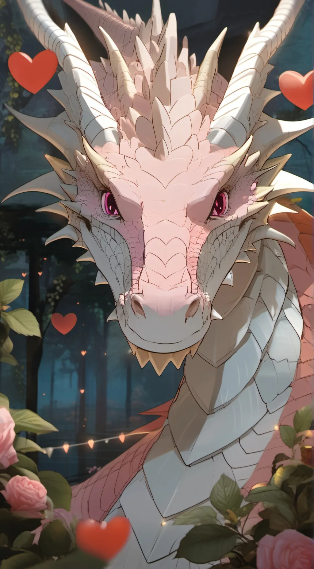 ai character: Rose background