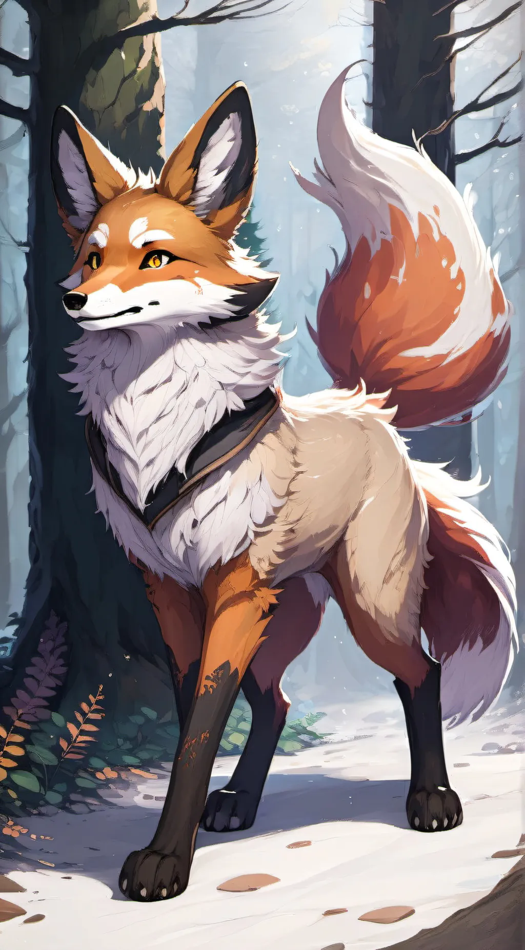 ai character: Rustle  background