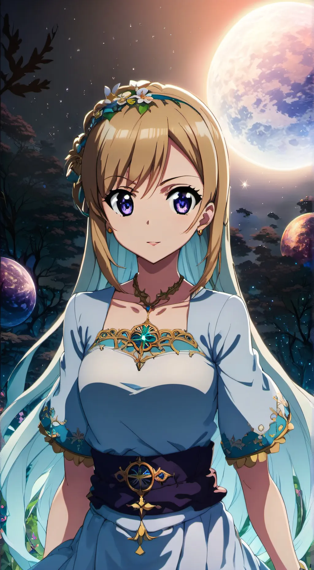 ai character: Rebecca Bluegarden background