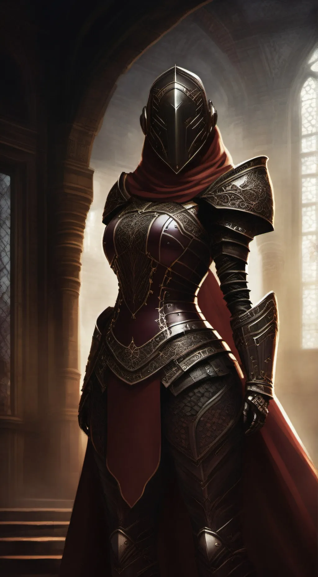 ai character: Scarlet  background