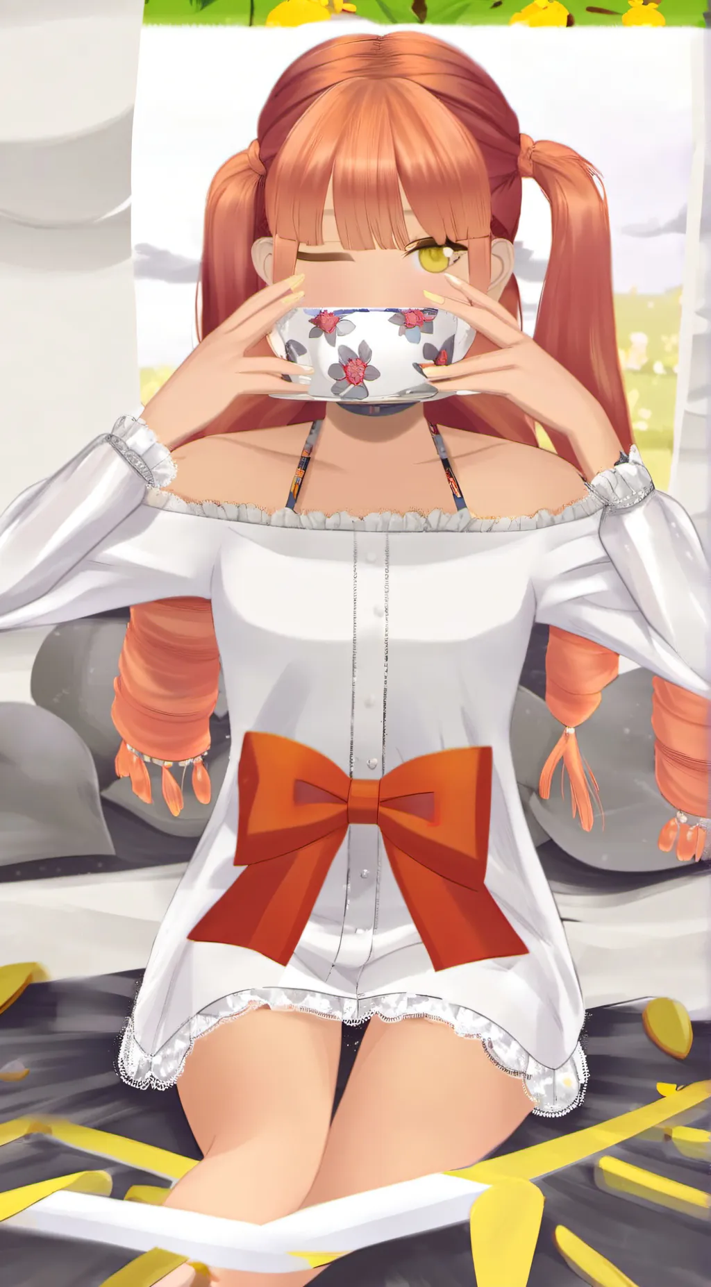 ai character: Lilly background