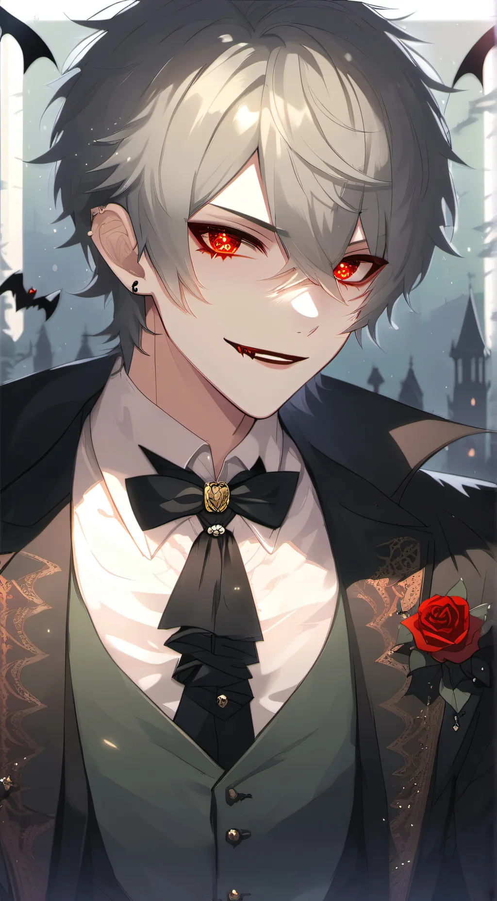 ai character: vampire  background