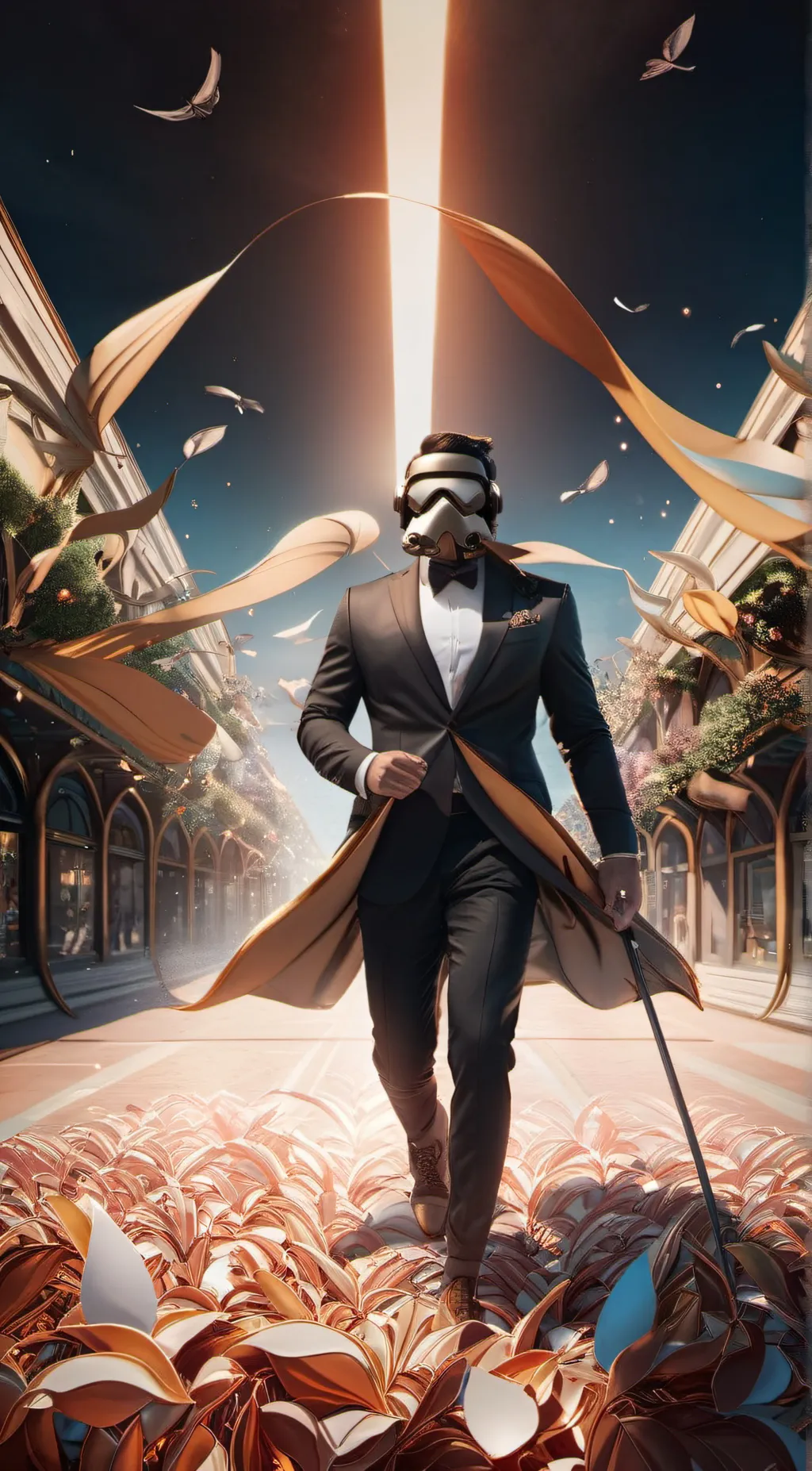 ai character: The Unknown  background