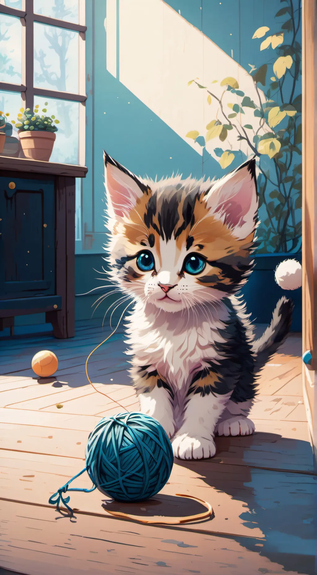 ai character: Honey background