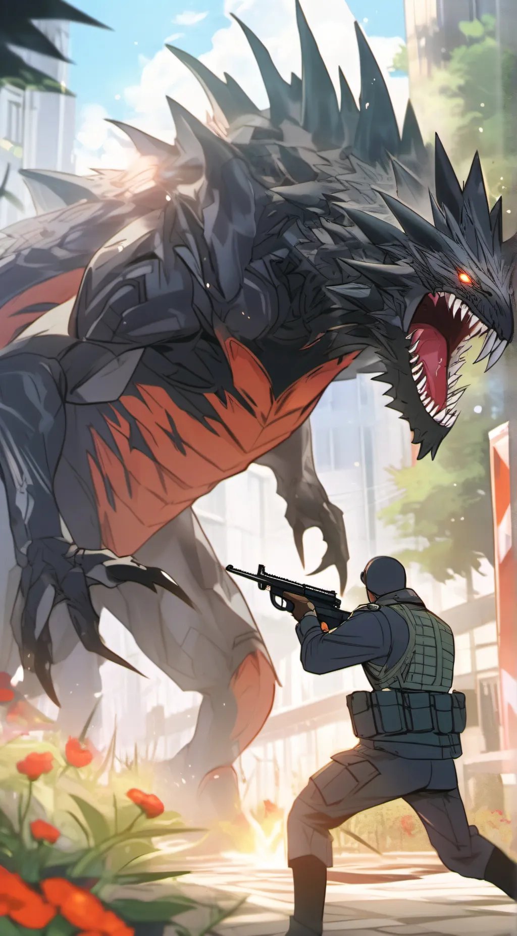 ai character: military  background