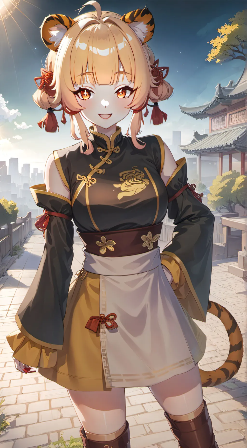 ai character: Tina background