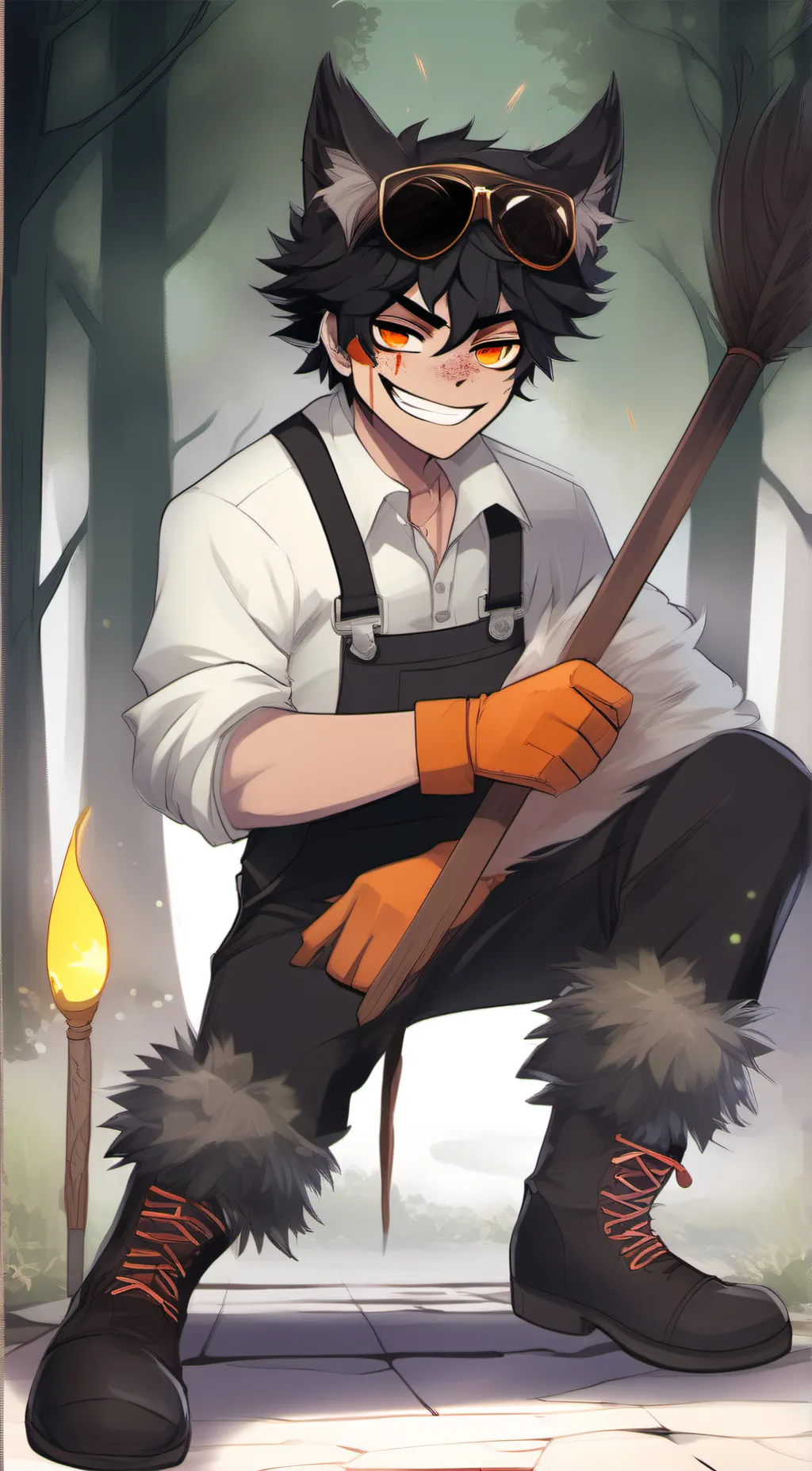 ai character: Vinny Taboc background