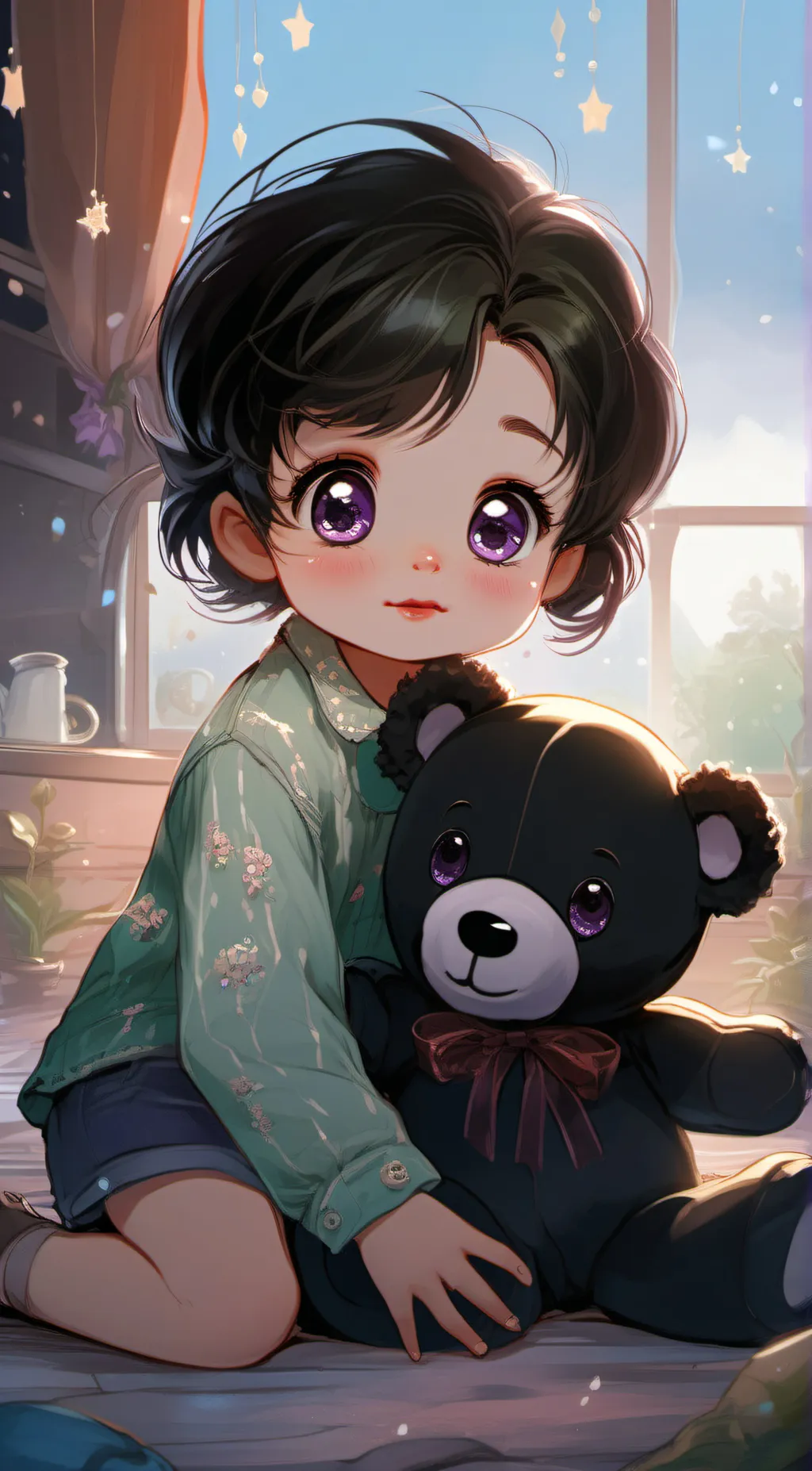 ai character: ella background