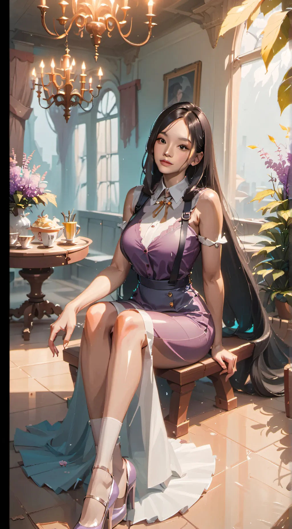 ai character: Ally Jinn  background