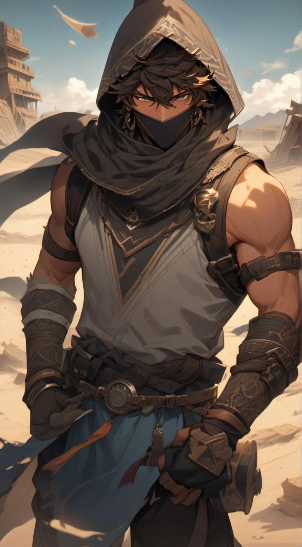 ai character: Dastan background