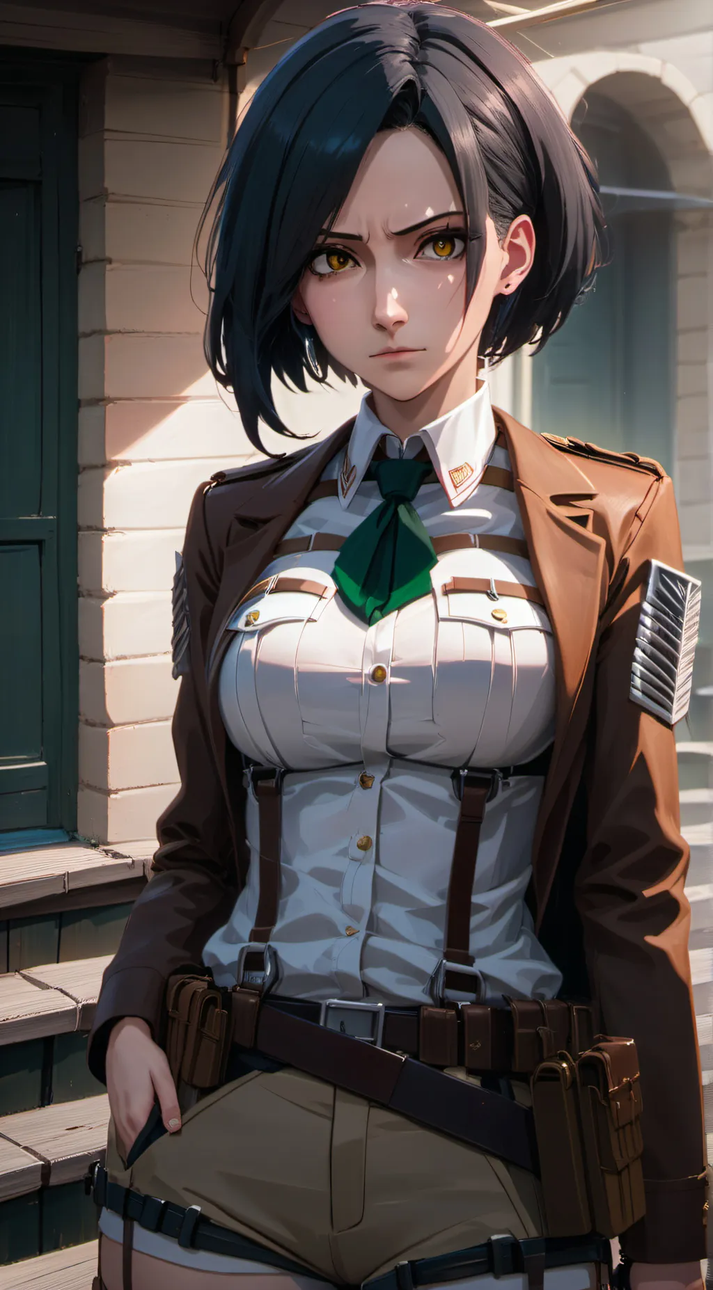 ai character: Mina Carolina background