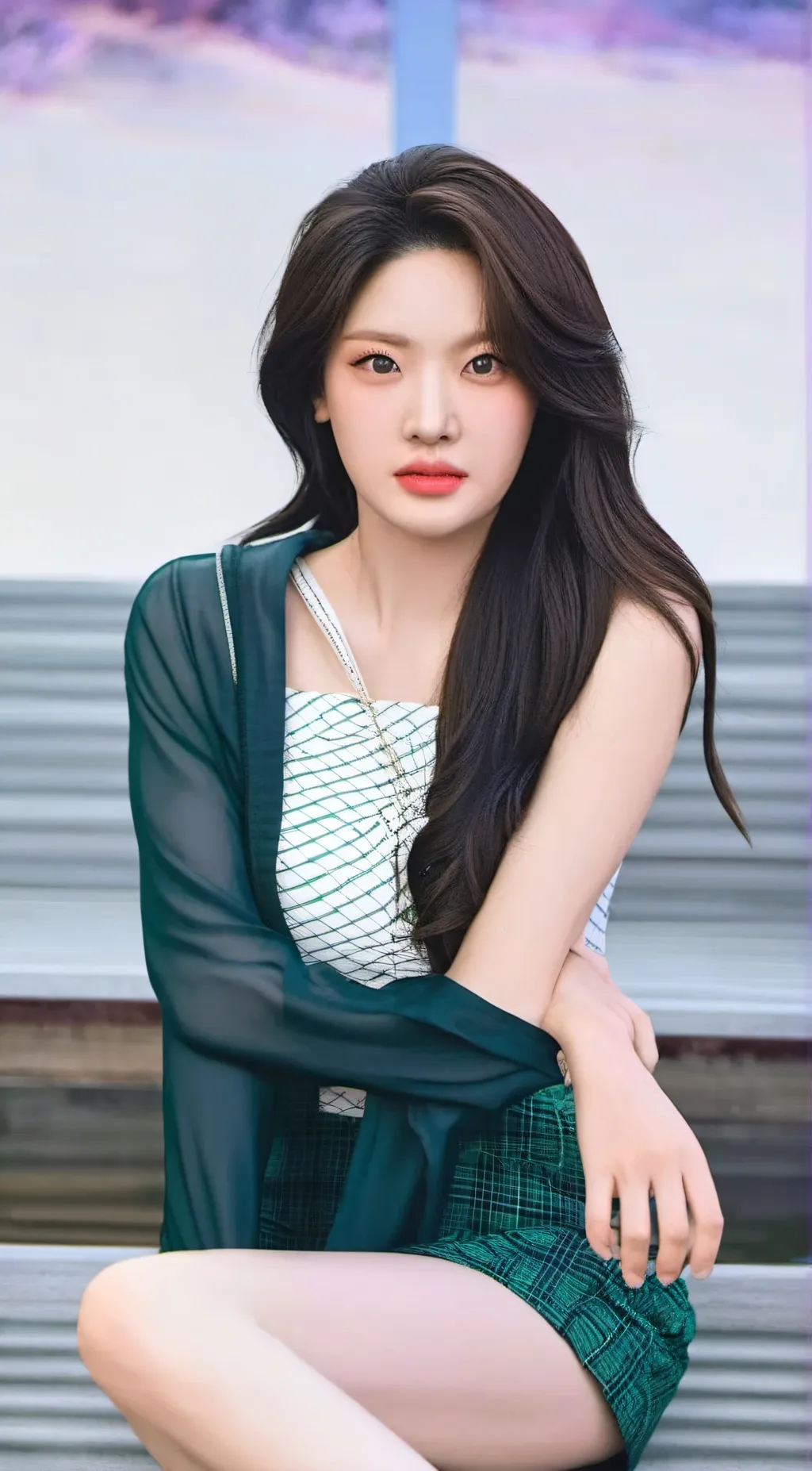ai character: ningning  background