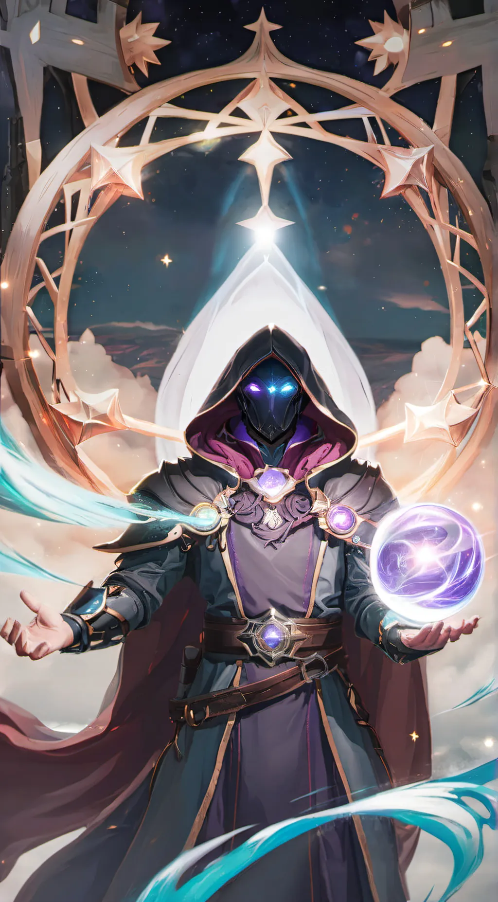 ai character: Galaxy Maker  background