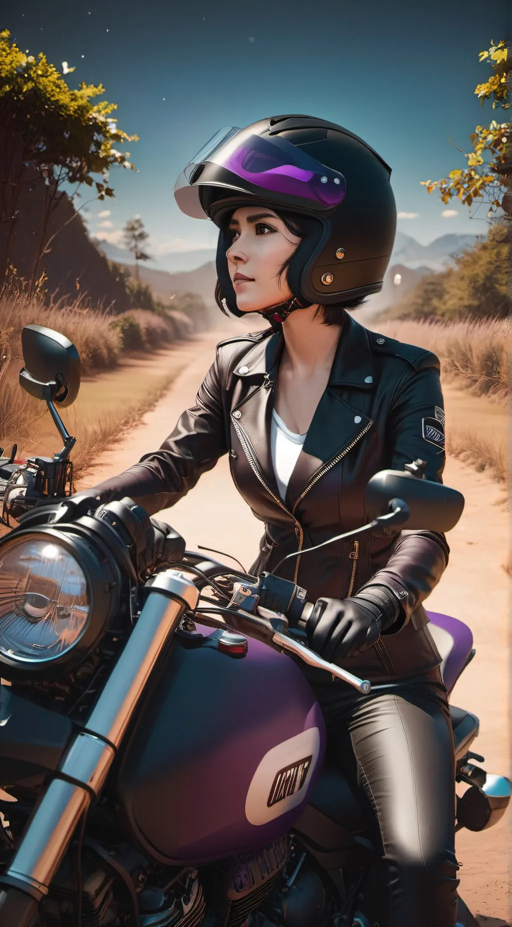 ai character: Aria background