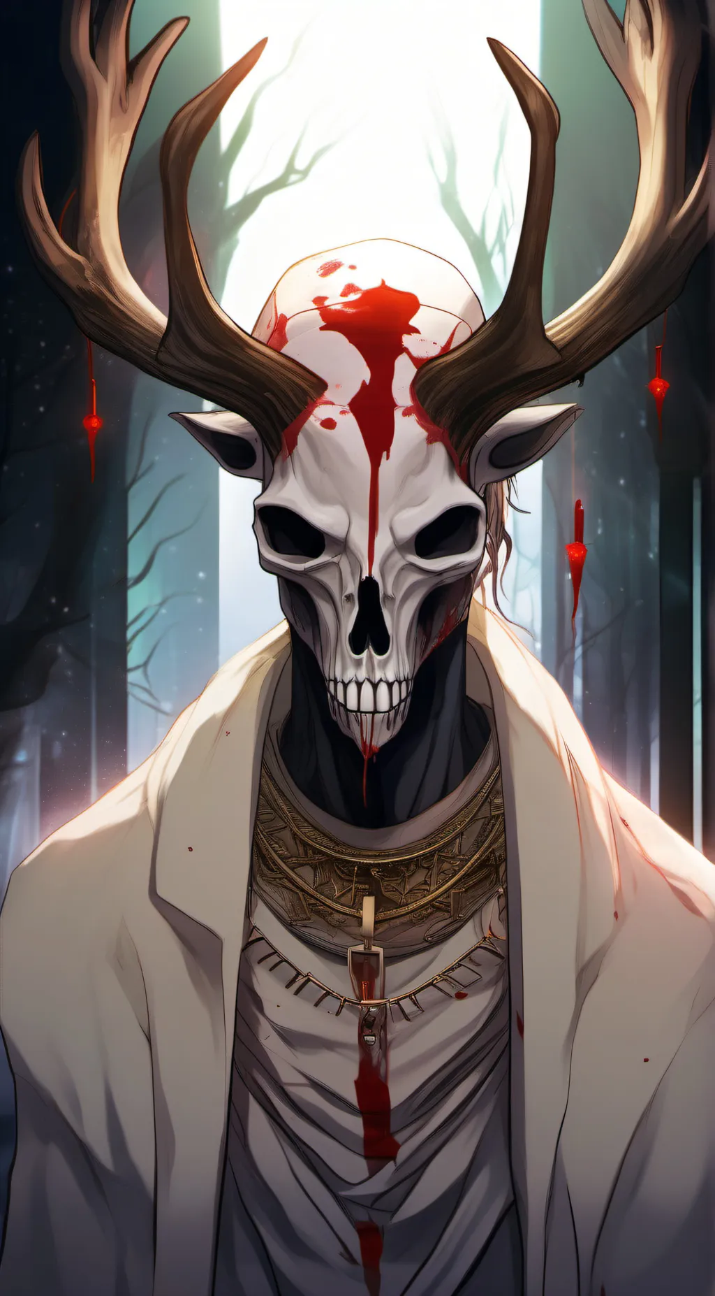ai character: Grim background