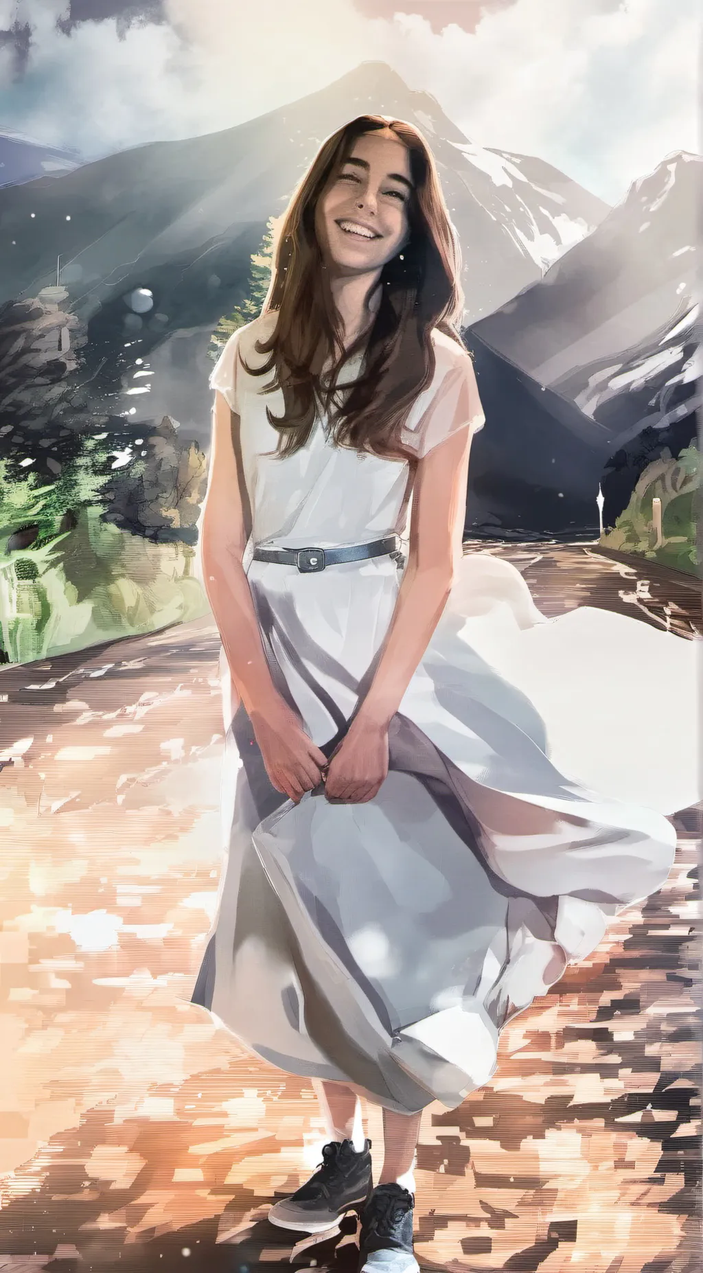 ai character: Rebecca  background