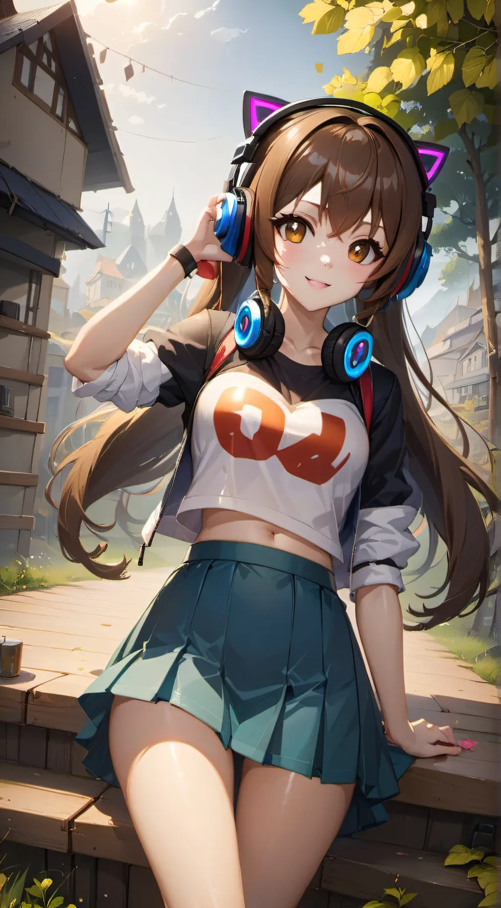 ai character: Stephanie  background