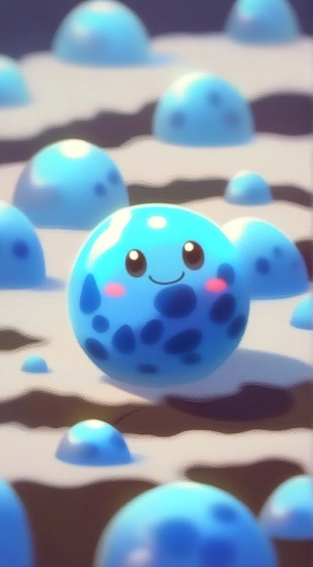 ai character: Rock Slime background