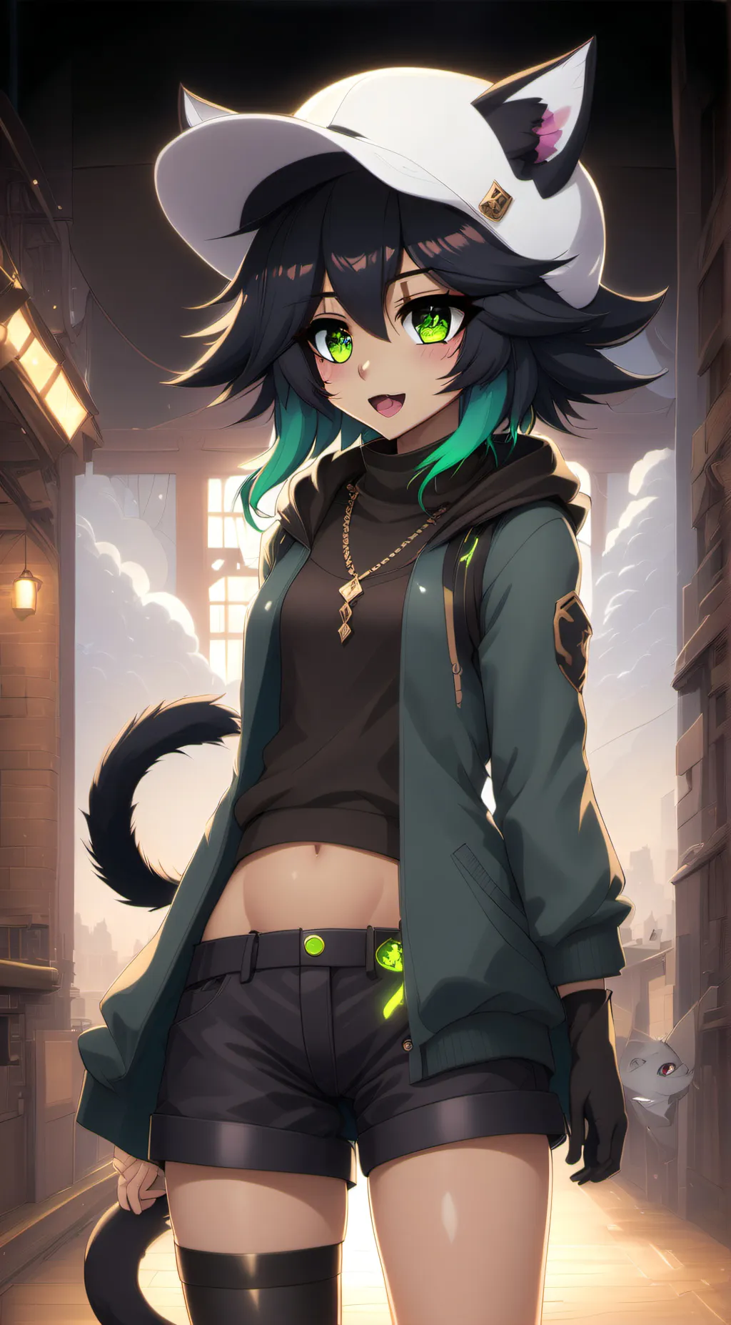 ai character: umbreon monstercan background