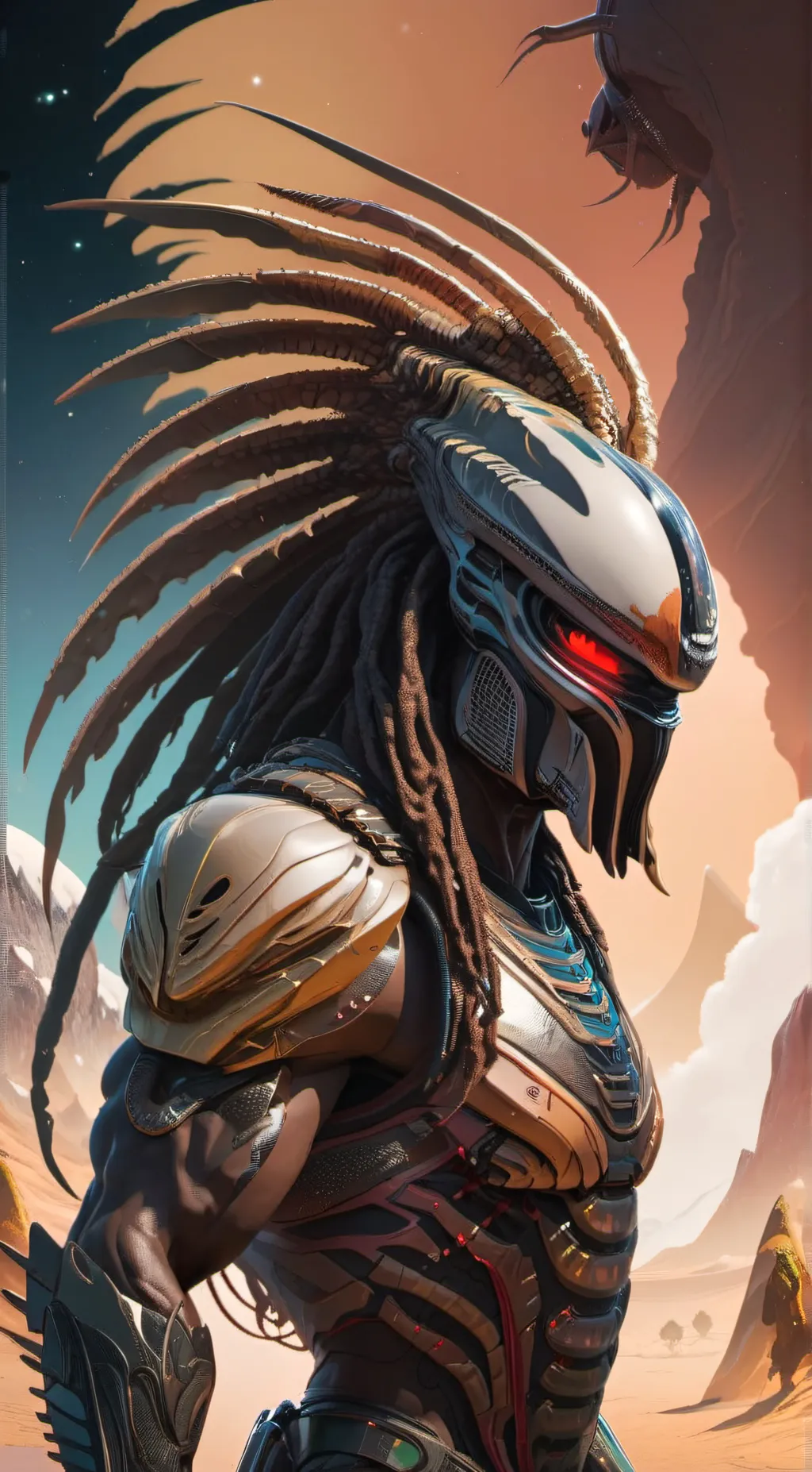 ai character: Predator  background