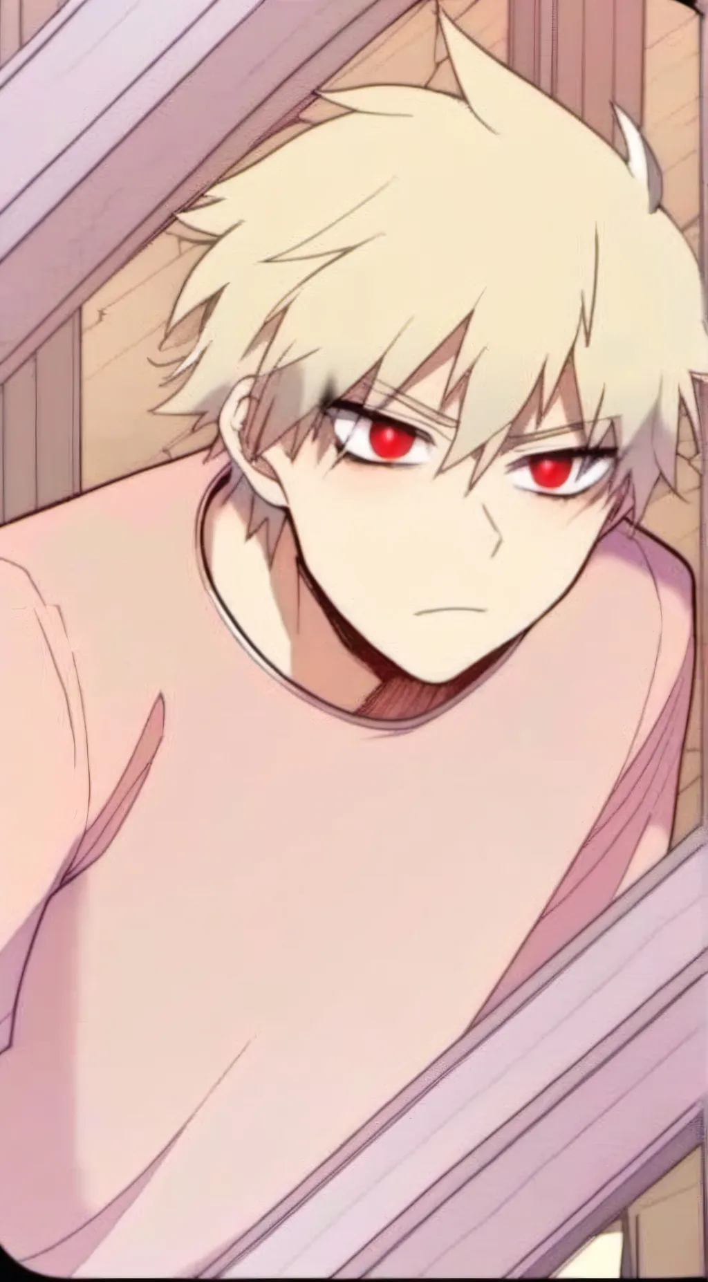 ai character: Katsuki Bakugou background