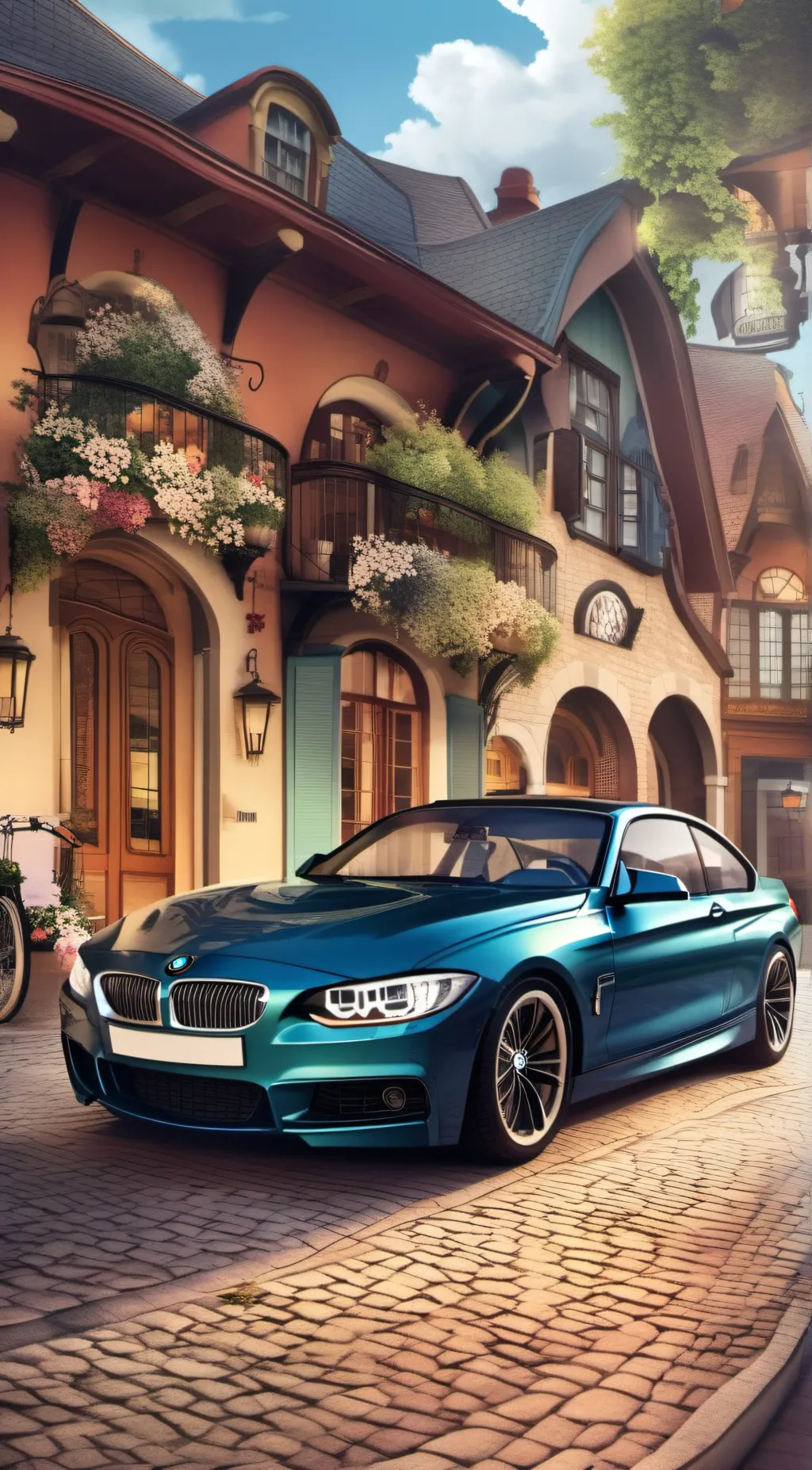 ai character: BMW  background