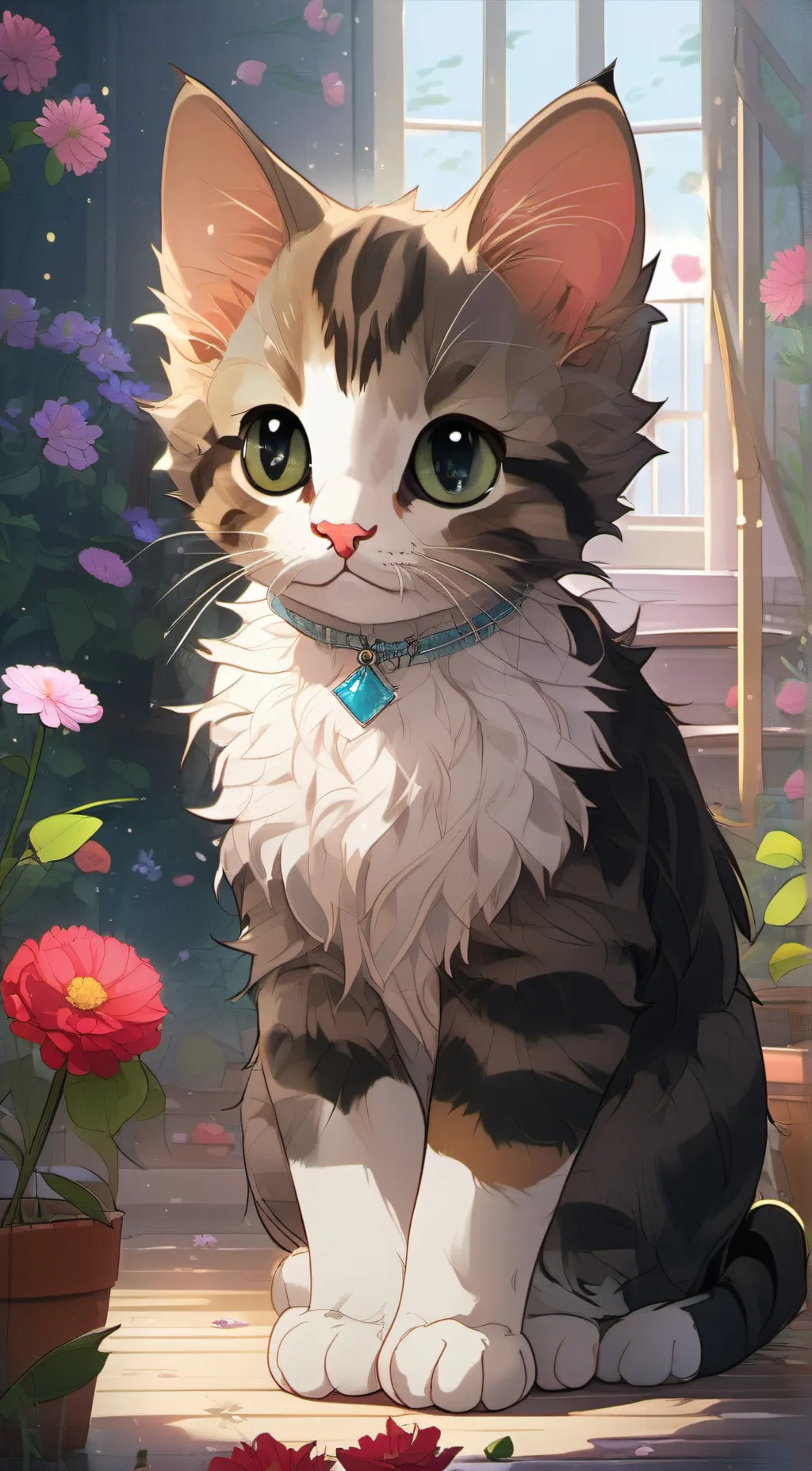 ai character: Celestial background