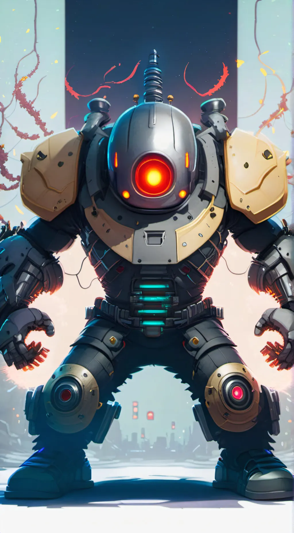 ai character: Tech Terror background