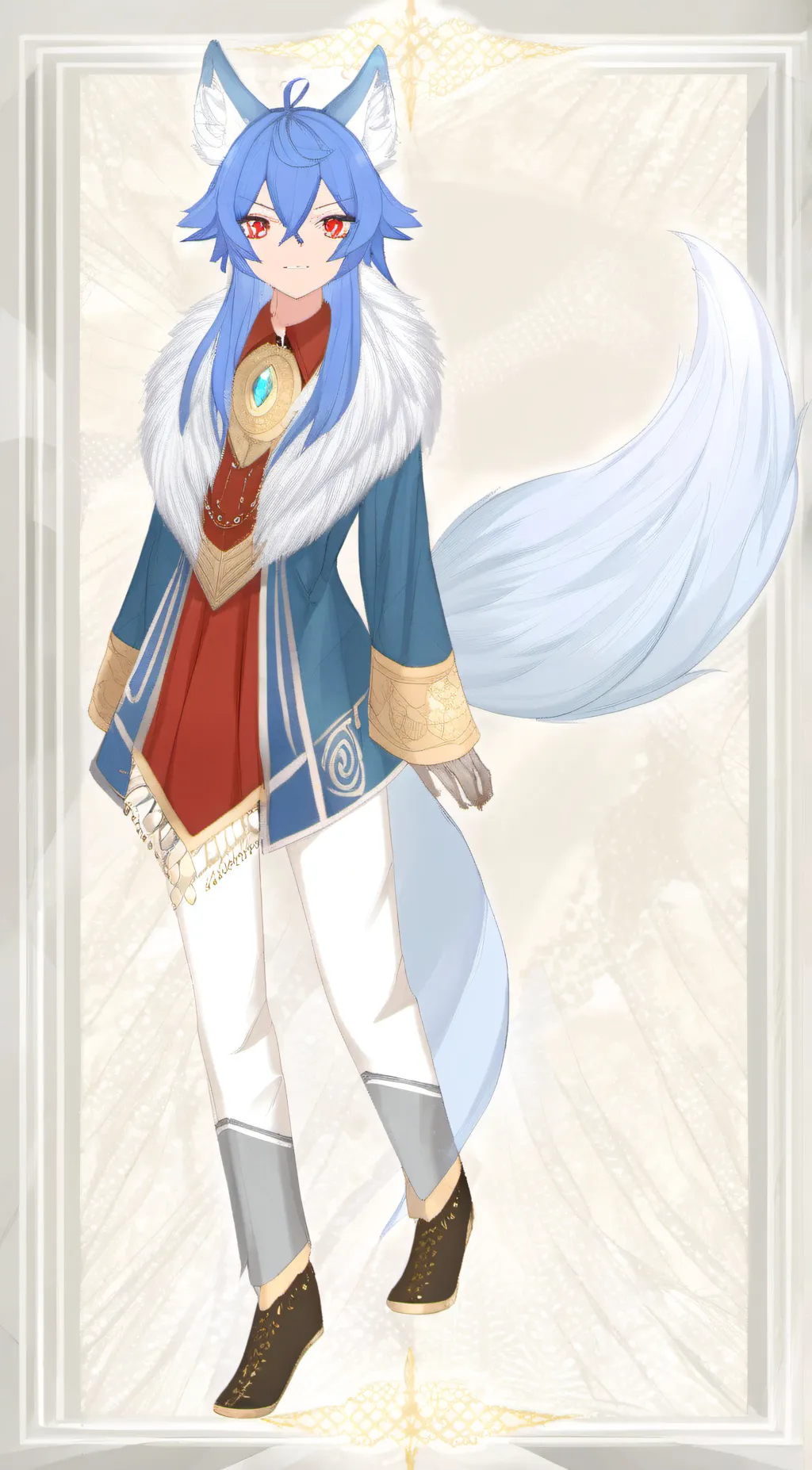 ai character: Lunia Skye  background