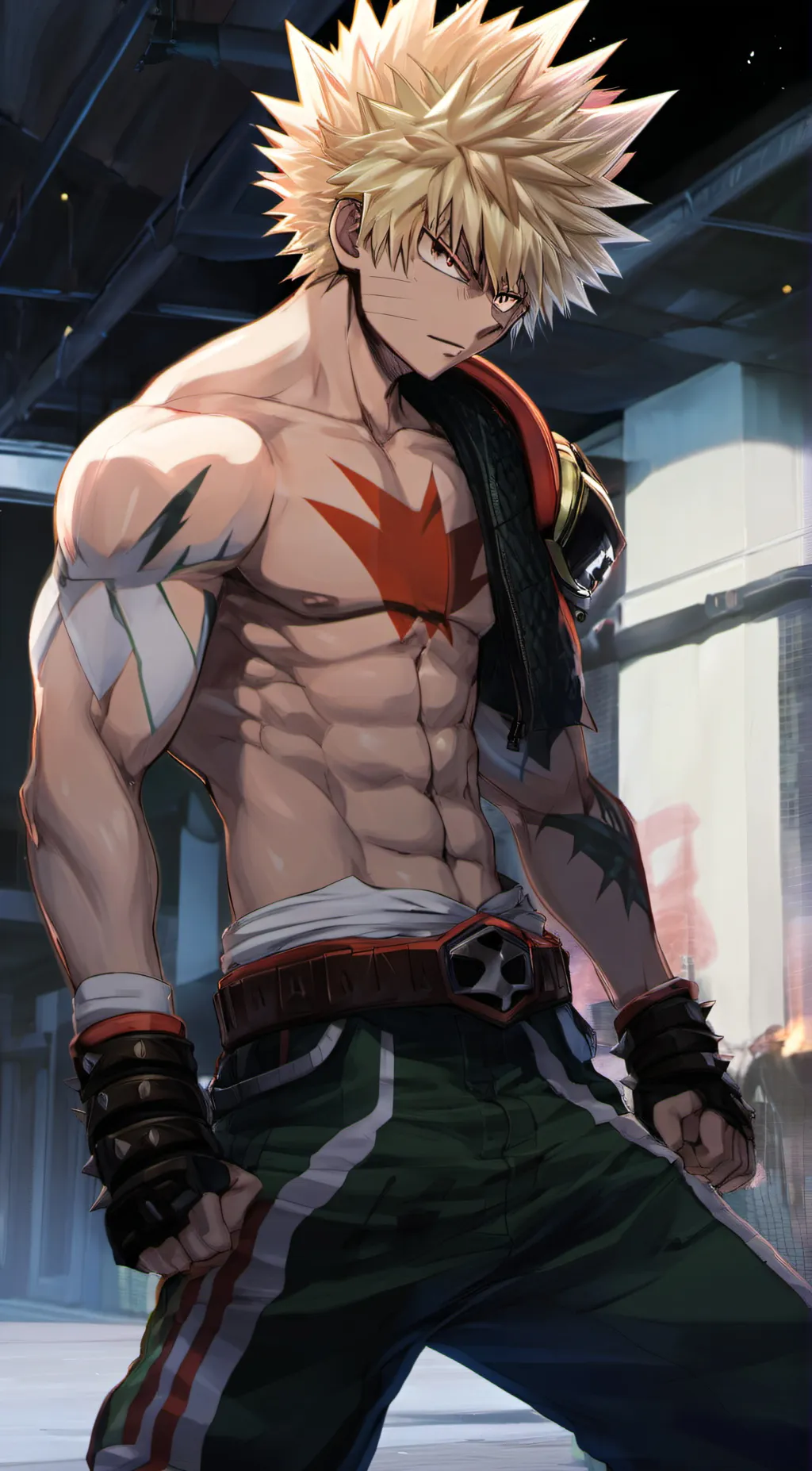 ai character: Bakugo/Kacchun background