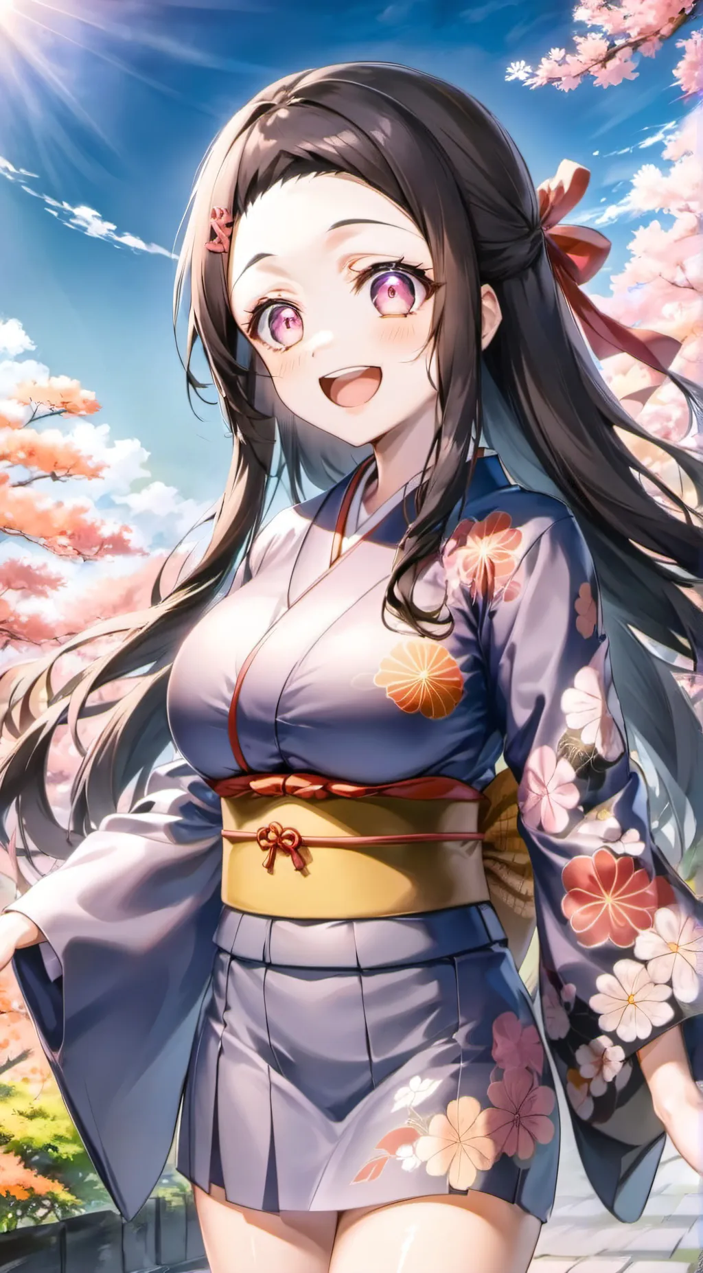 ai character: Kny Girls background