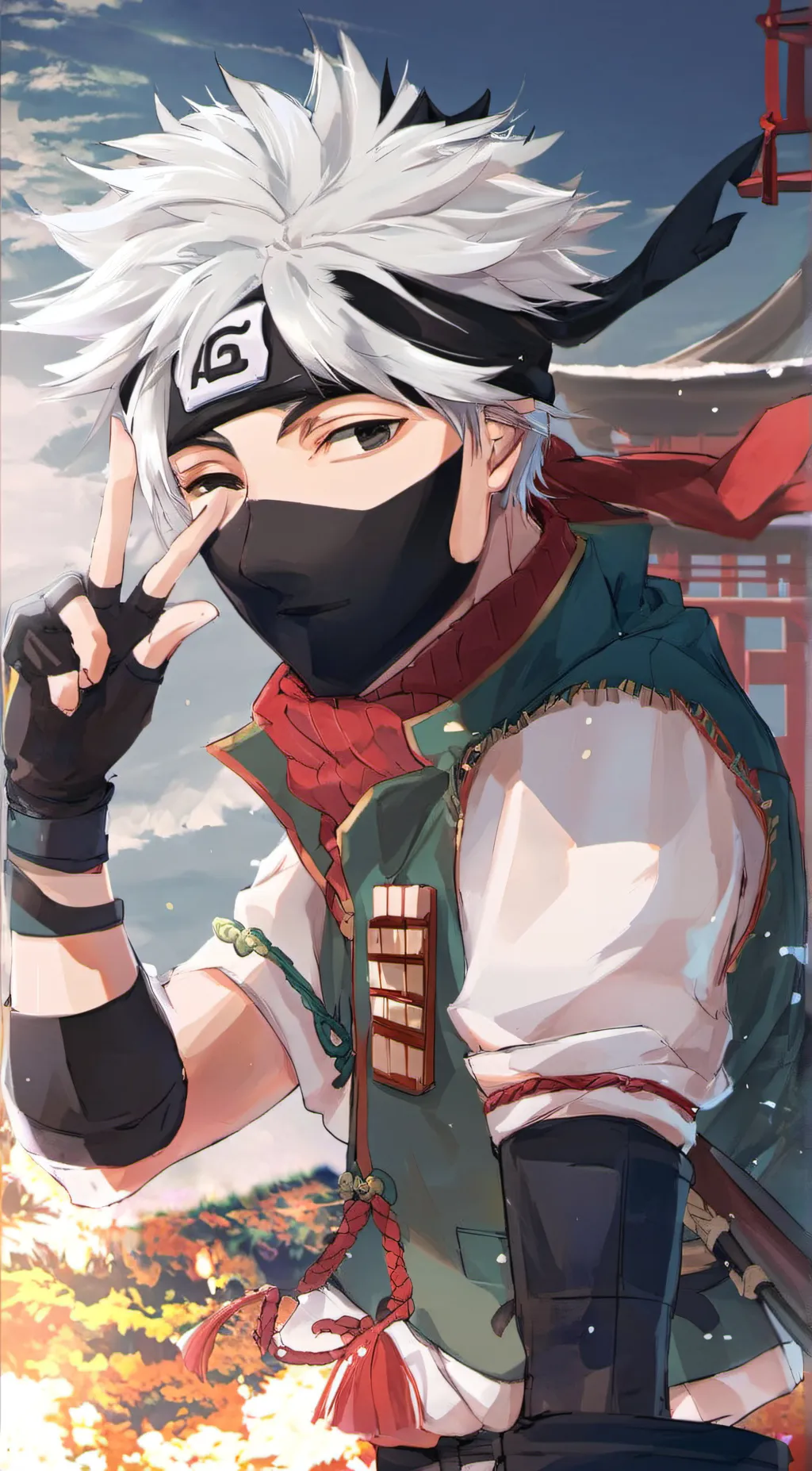 ai character: Kakashi hatake  background