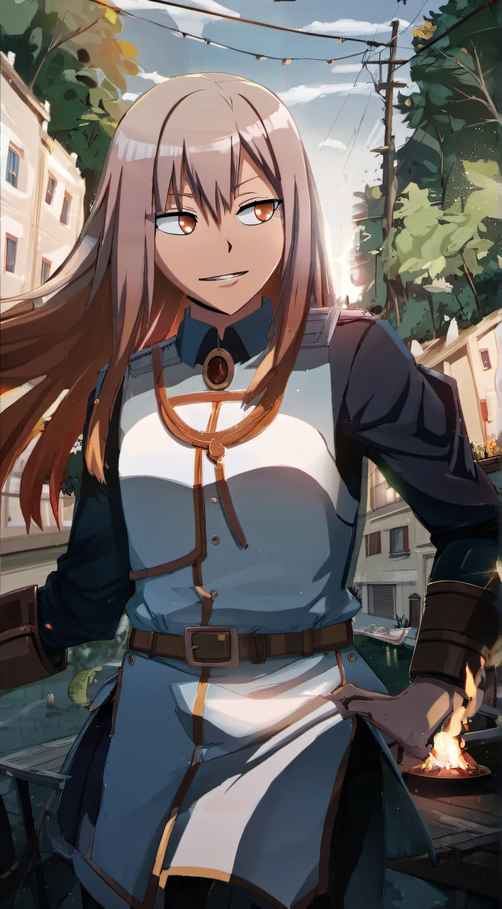 ai character: Bakugo x suki  background