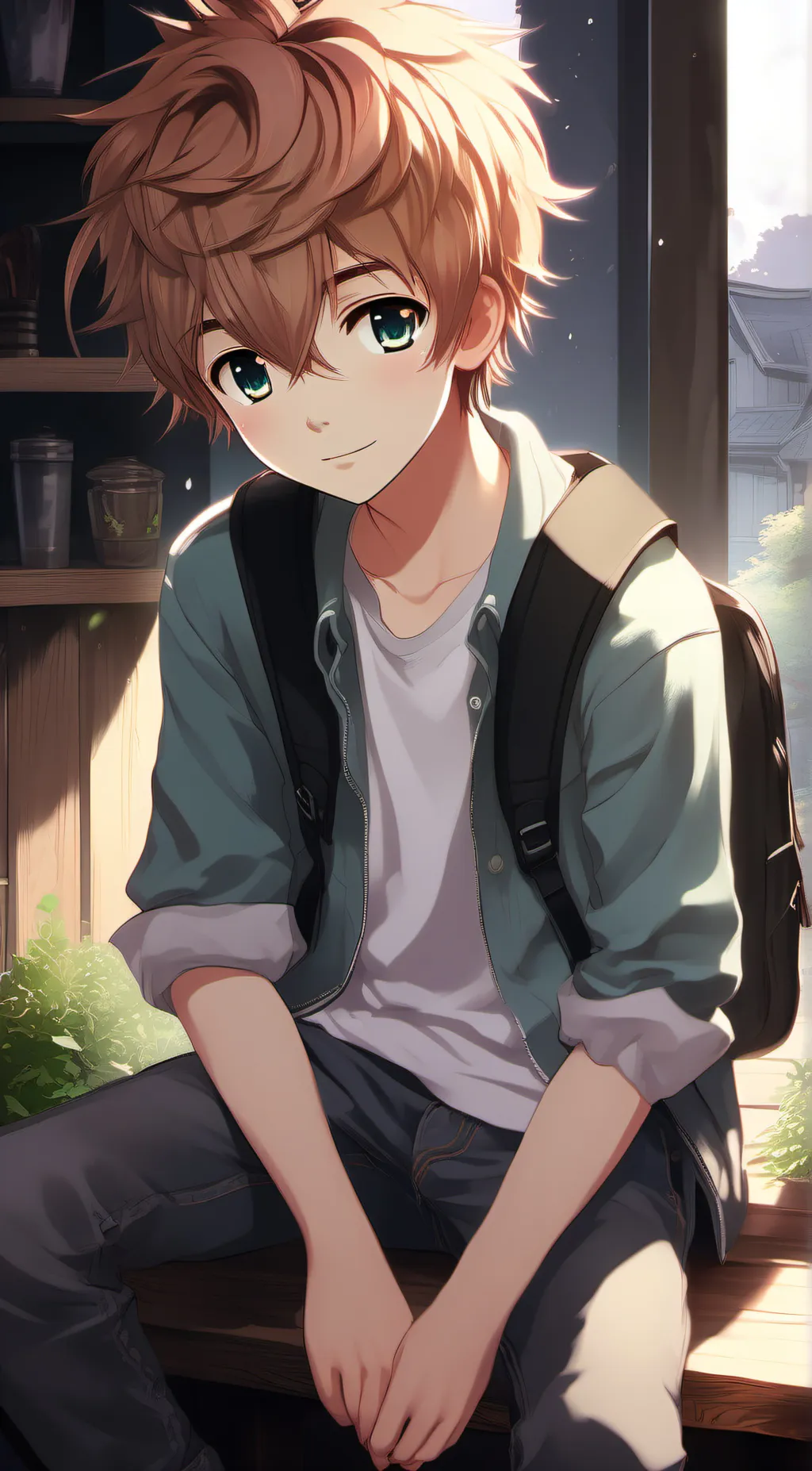 ai character: Troy (17) background