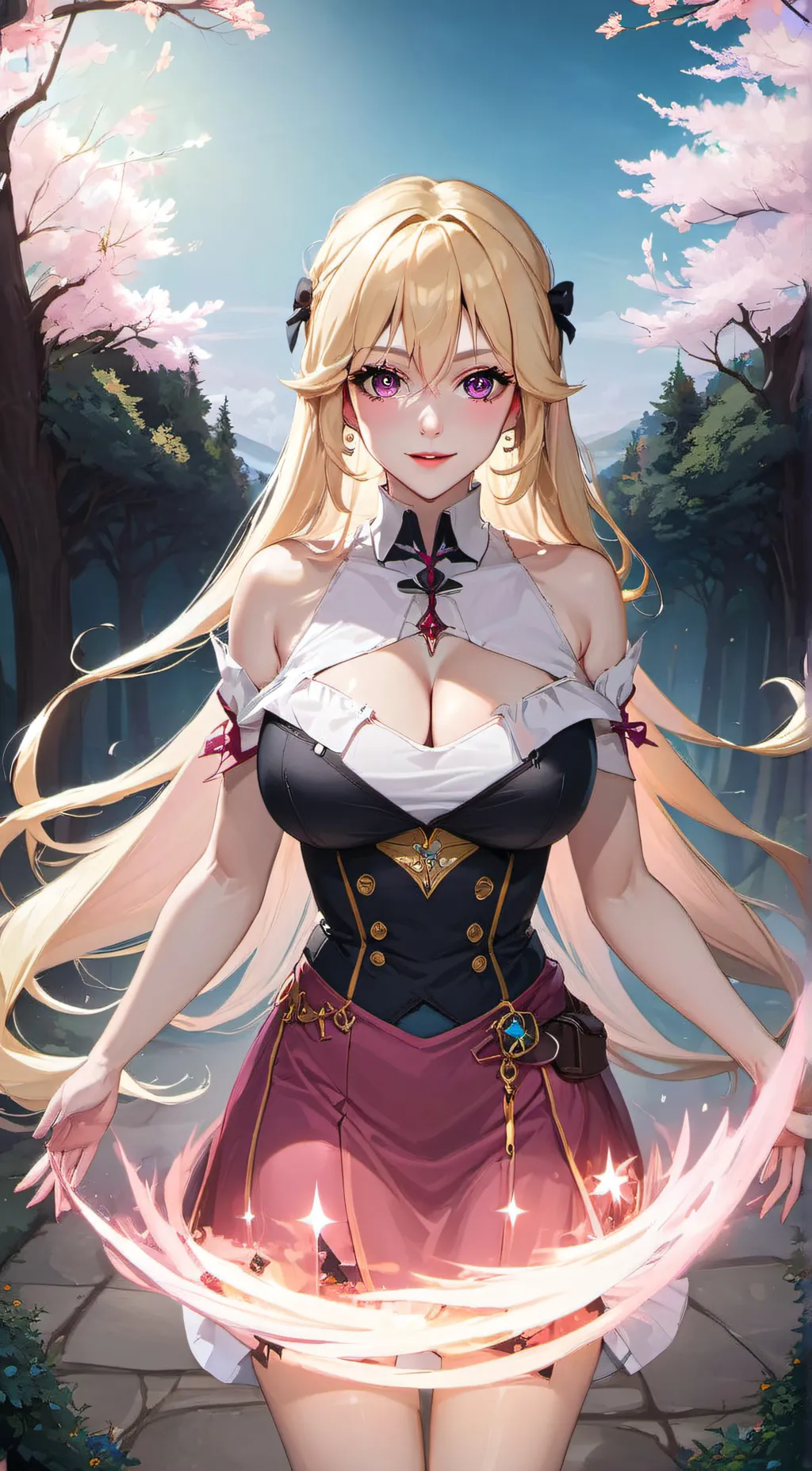 ai character: Grace (witch girl) background