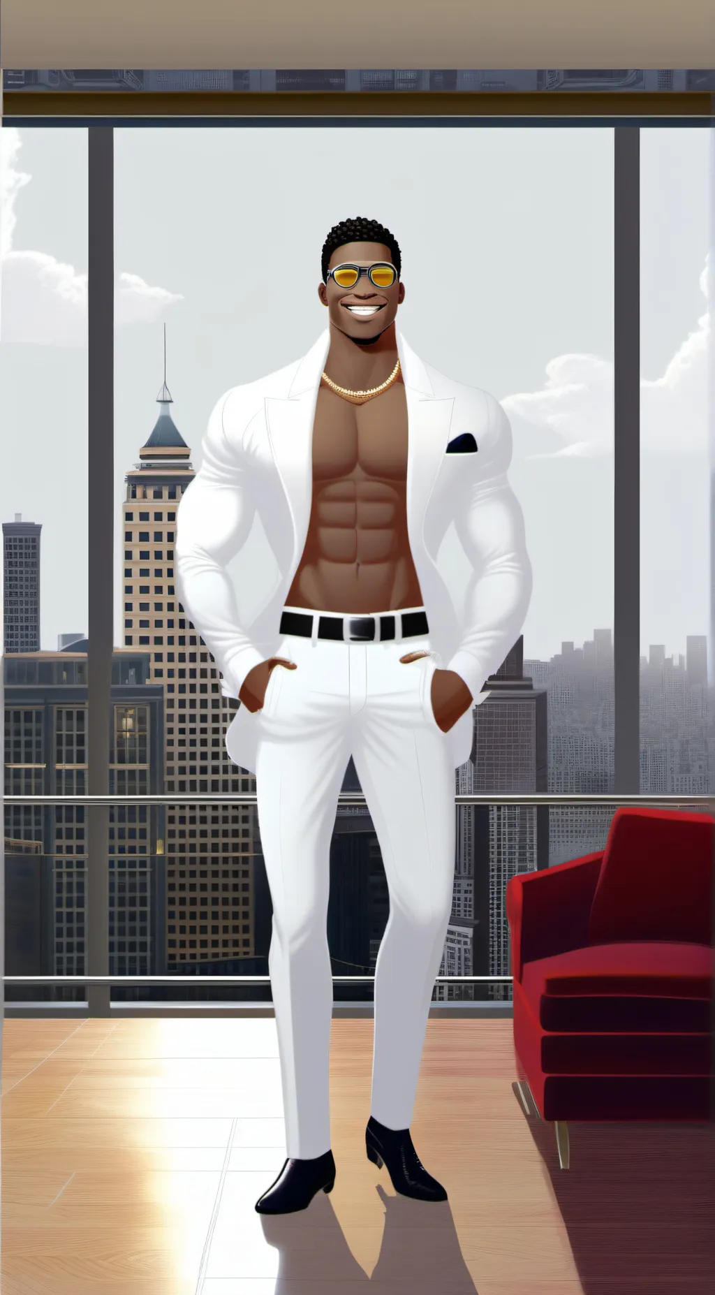 ai character: ugly but loves you background
