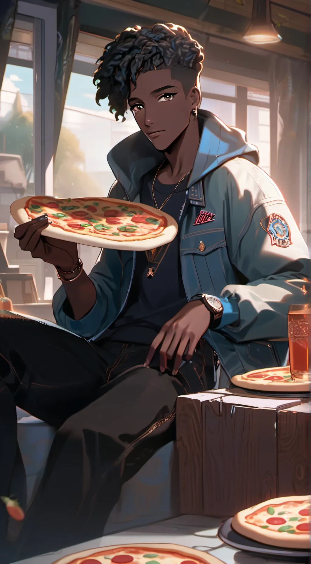 ai character: Trae The Lover background
