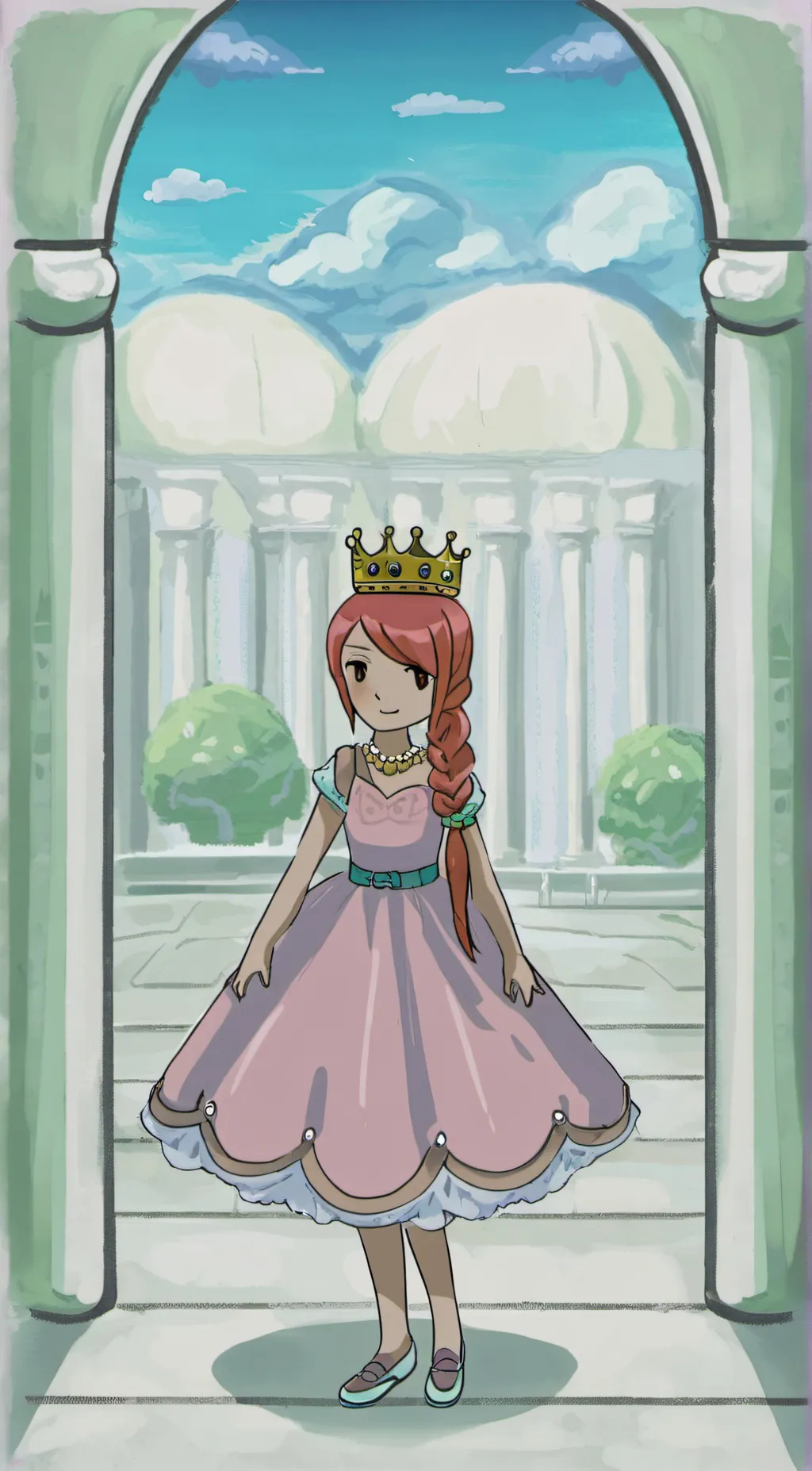 ai character: princess Caicai background